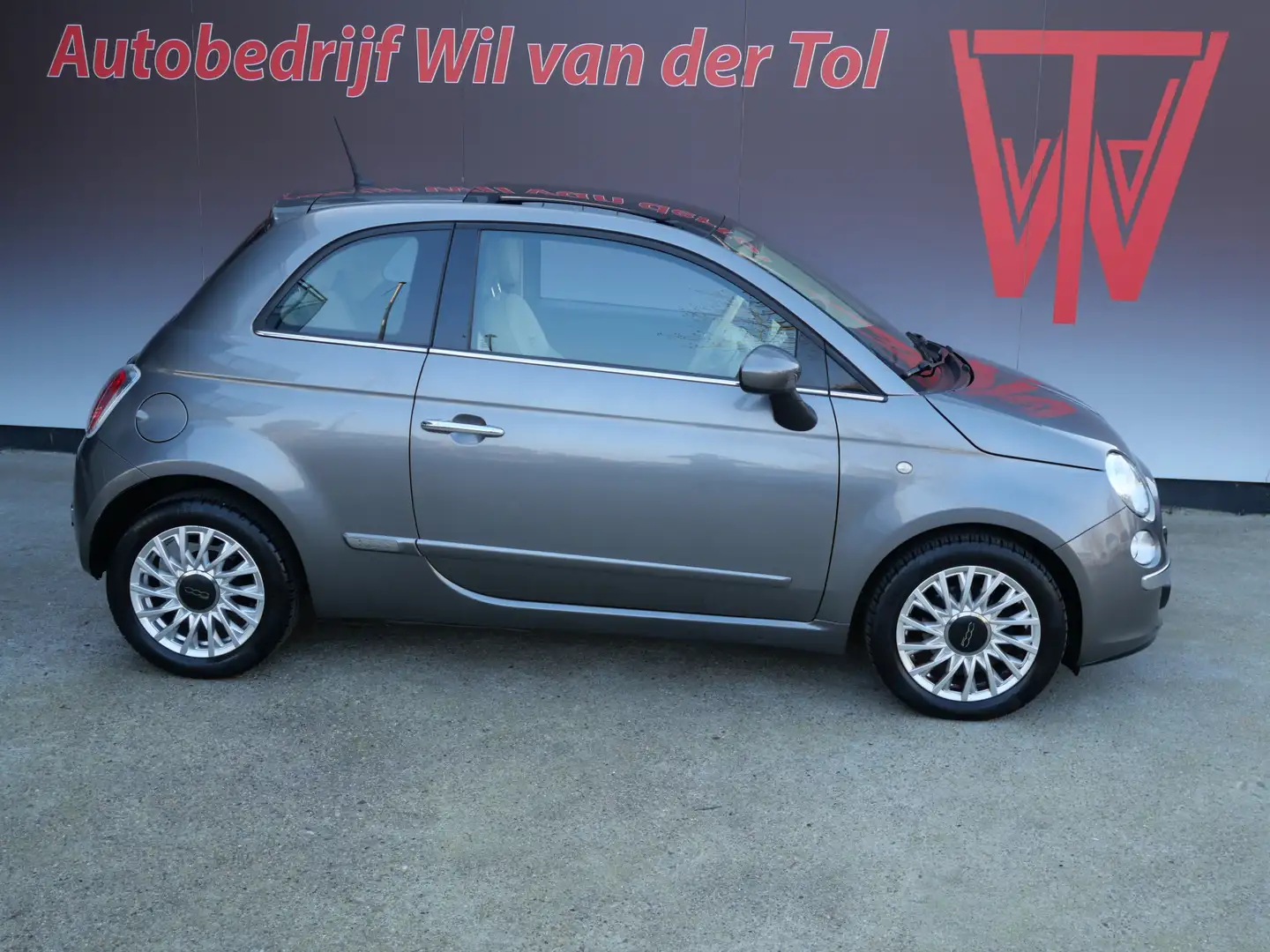 Fiat 500 0.9 TWINAIR TURBO LOUNGE | PANORAMA | NL-AUTO | NI Grau - 1
