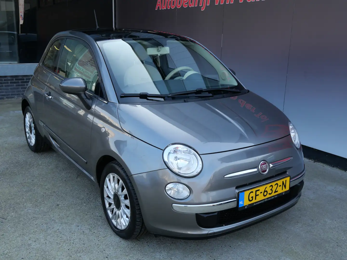 Fiat 500 0.9 TWINAIR TURBO LOUNGE | PANORAMA | NL-AUTO | NI Grau - 2