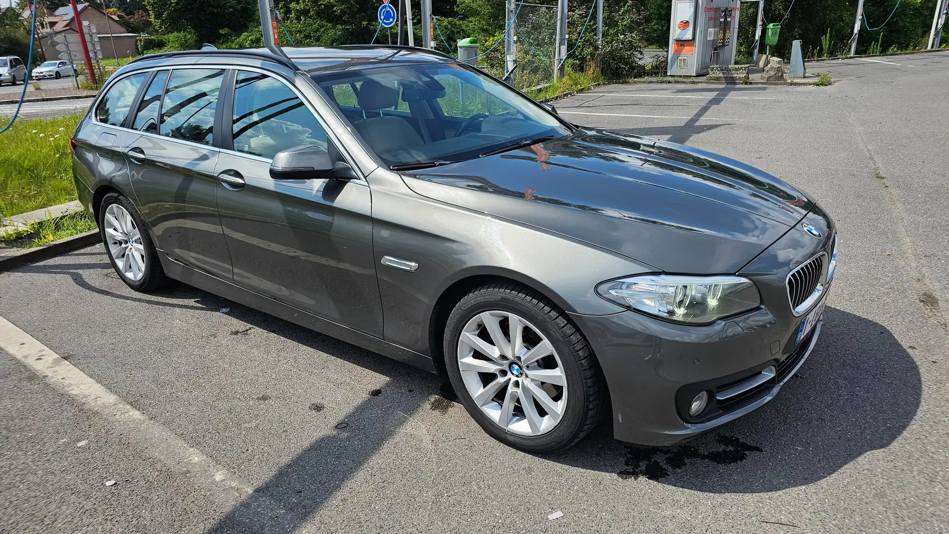 BMW 518 Touring 518 dA Gris - 1