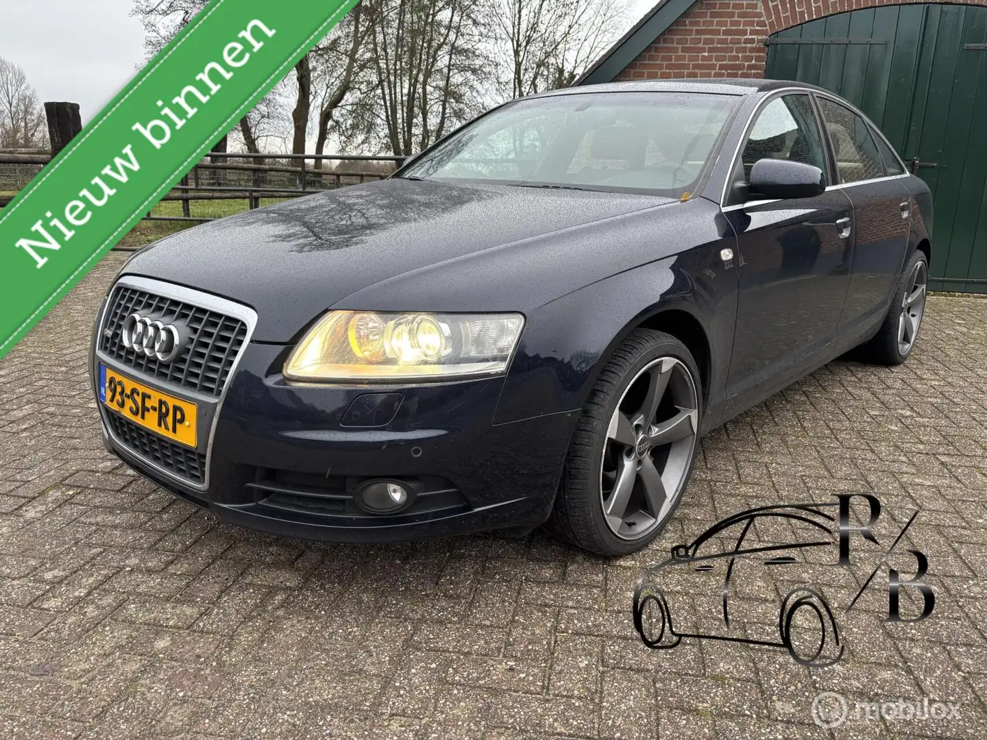 Audi A6 Limousine 3.2 FSI Pro Line LEER AIRCO CRUISE MOOIE Blauw - 1