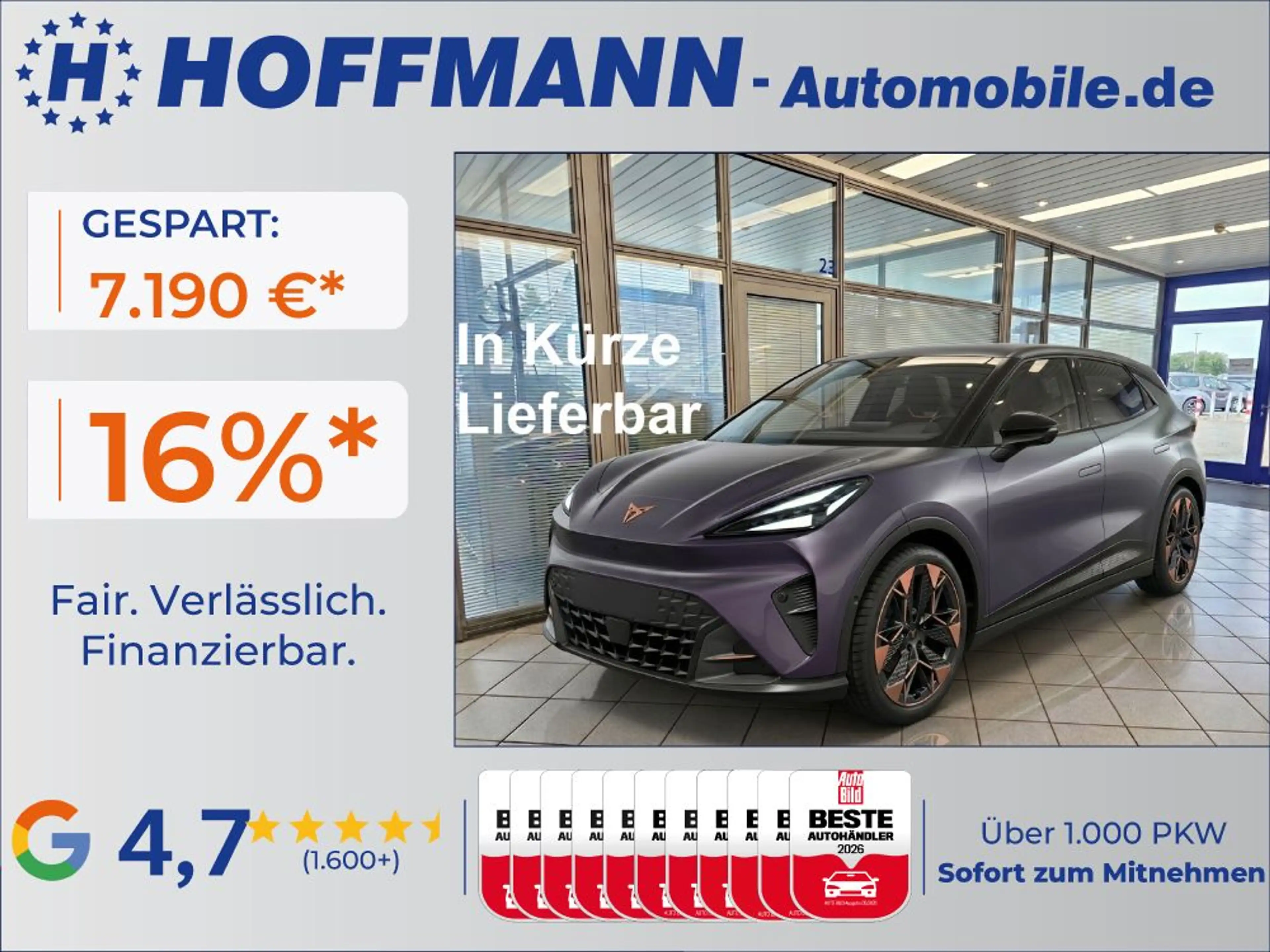 CUPRA Raval VZ AHK,Wärmepumpe,Kamera,Winterp.,Climatr.