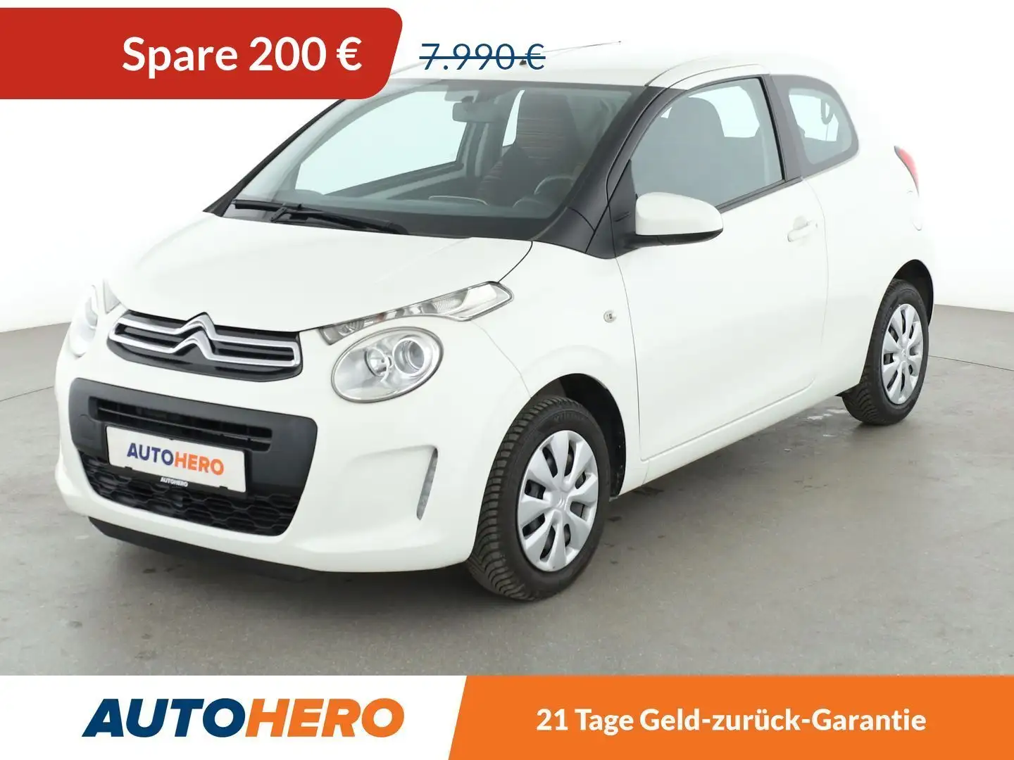 Citroen C1 1.0 VTi Feel*LIM*KLIMA* Weiß - 1