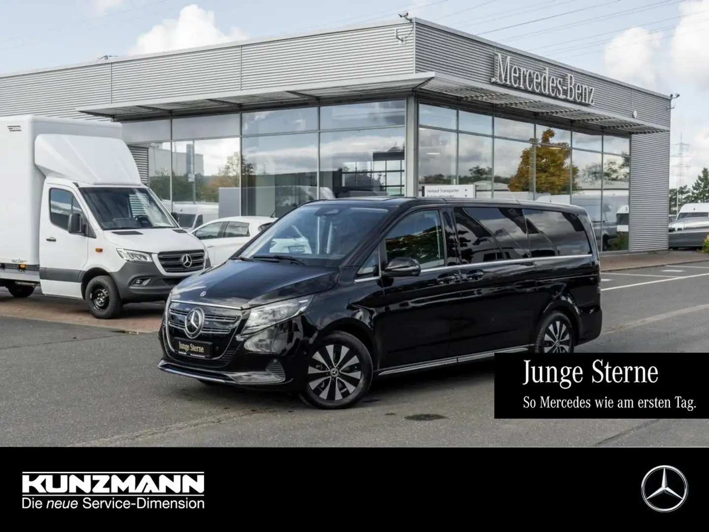 Mercedes-Benz EQV 300 AVANTGARDE Lang MBUX Navi Distronic 360° Noir - 1