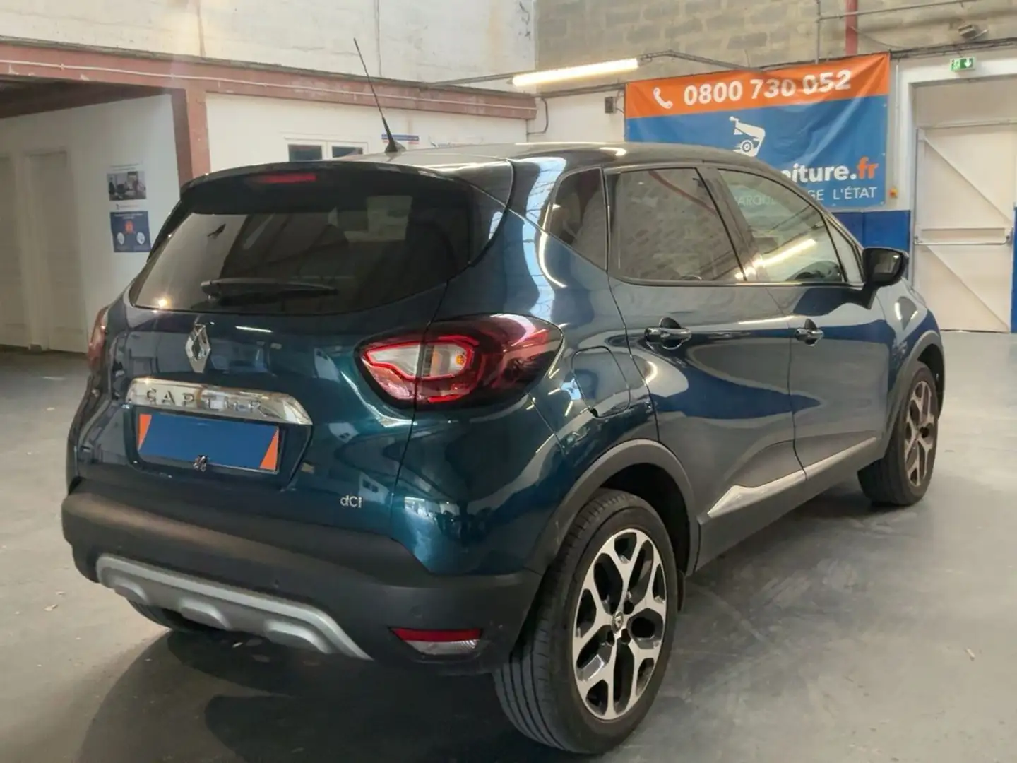 Renault Captur 1.5 DCI 90CH ENERGY INTENS ECO² Bleu - 2