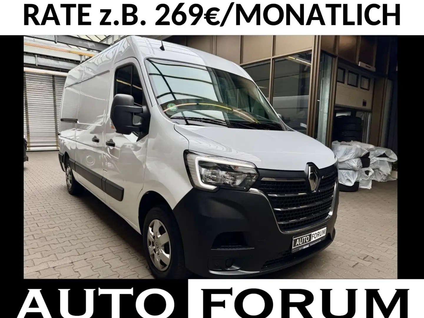 Renault Master 2.3 dCi L2H2 3,5t KLIMA AHK PDC CAM TEMP Weiß - 1