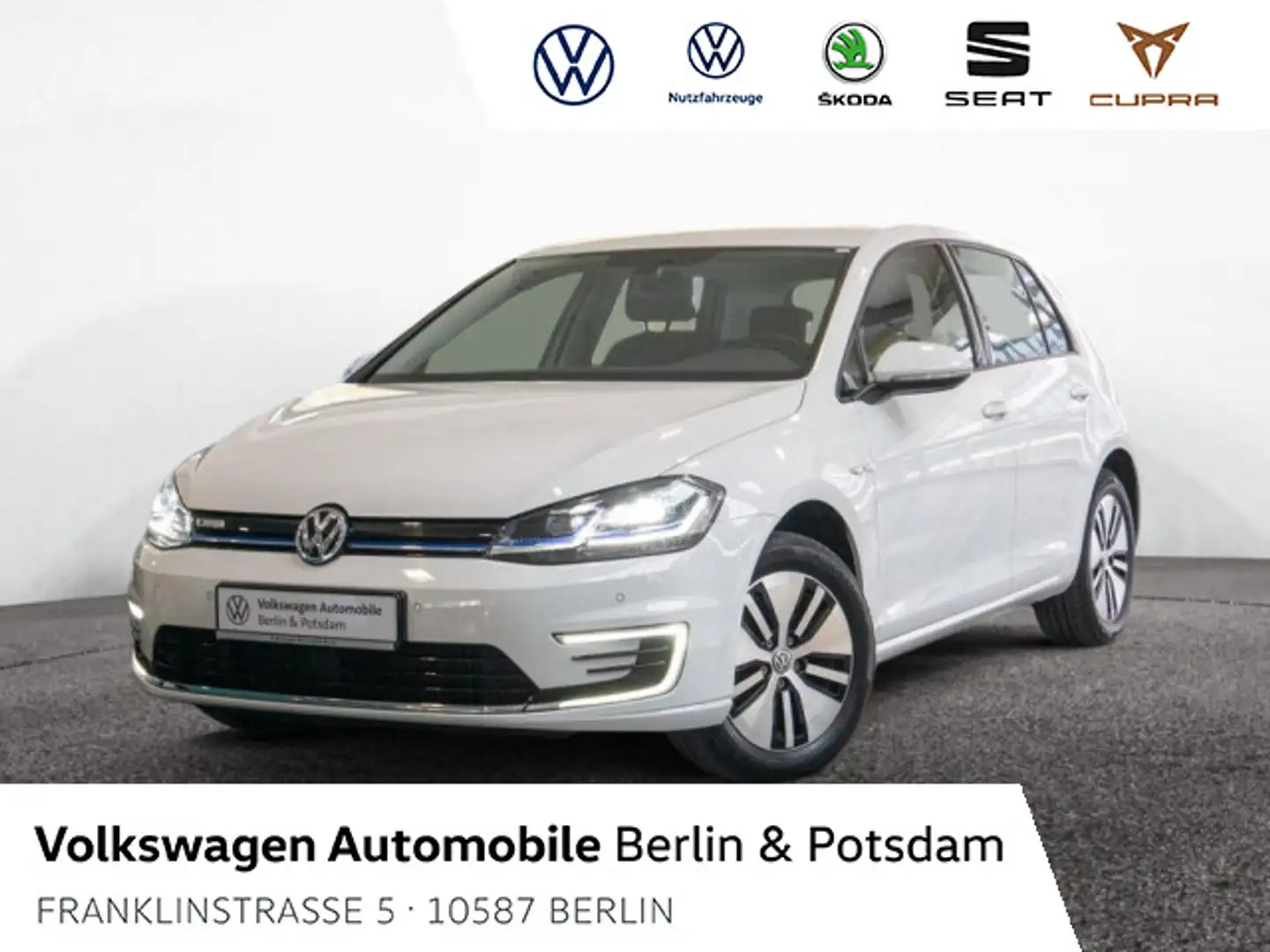 Volkswagen Golf VII e-Golf Navi LED Sprachst. Einparkhilfe Bianco - 1