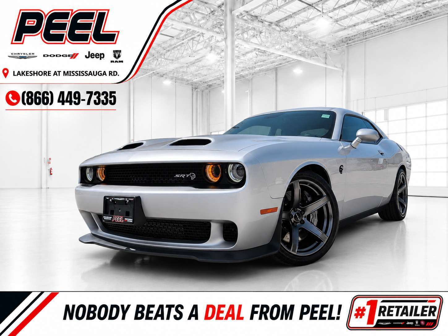 Silver 2019 Dodge Challenger Coupe Rear-Wheel Drive 8-Speed Automatic