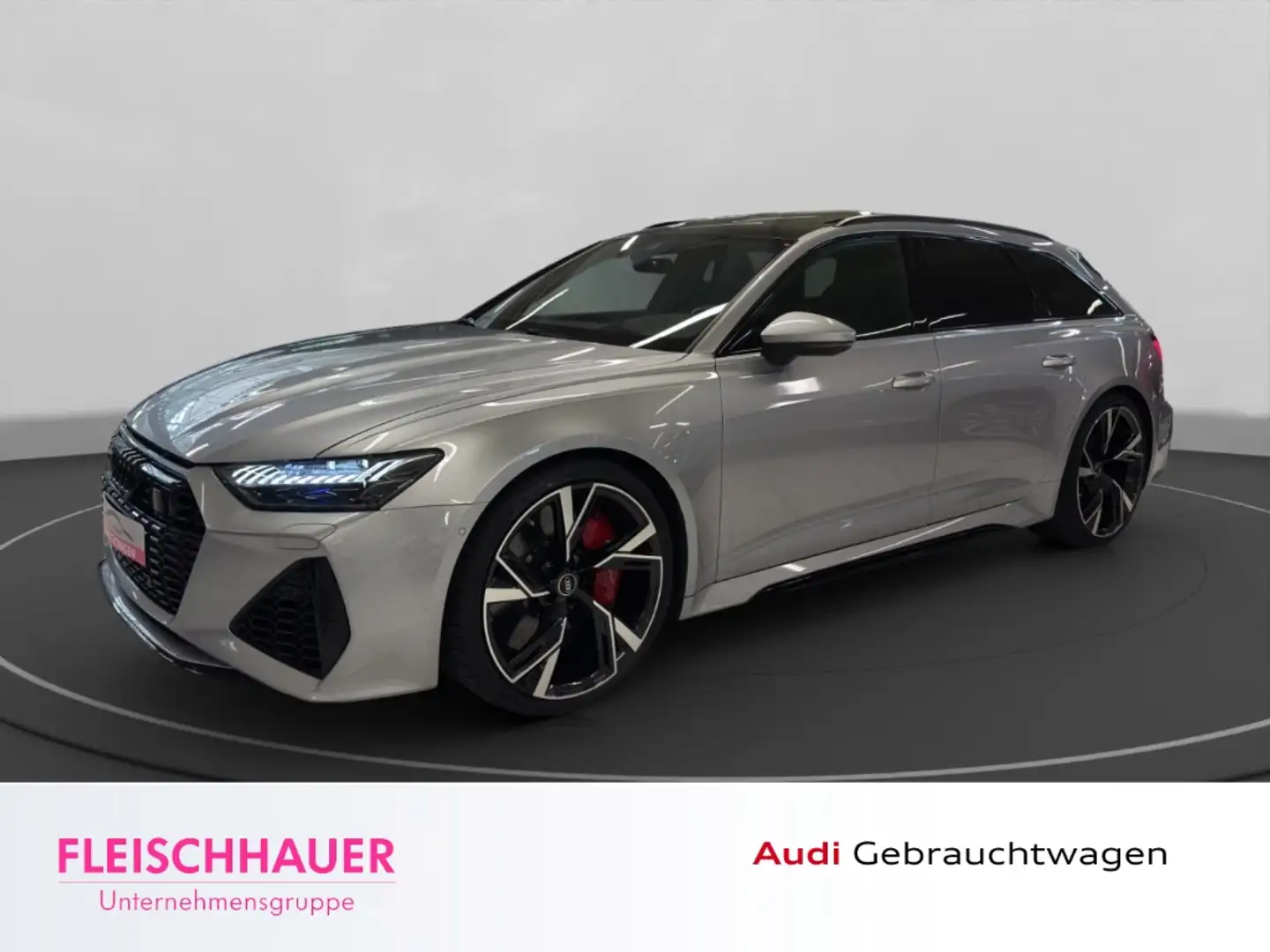 Audi RS6 Avant 4.0 TFSI qu. Laser+Pano+305km/h+Keramik Silber - 1