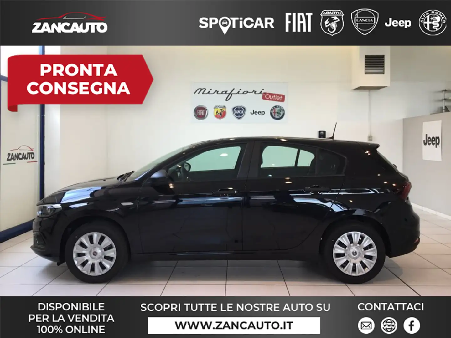 Fiat Tipo 5p 1.5 Hybrid DCT Nero - 1