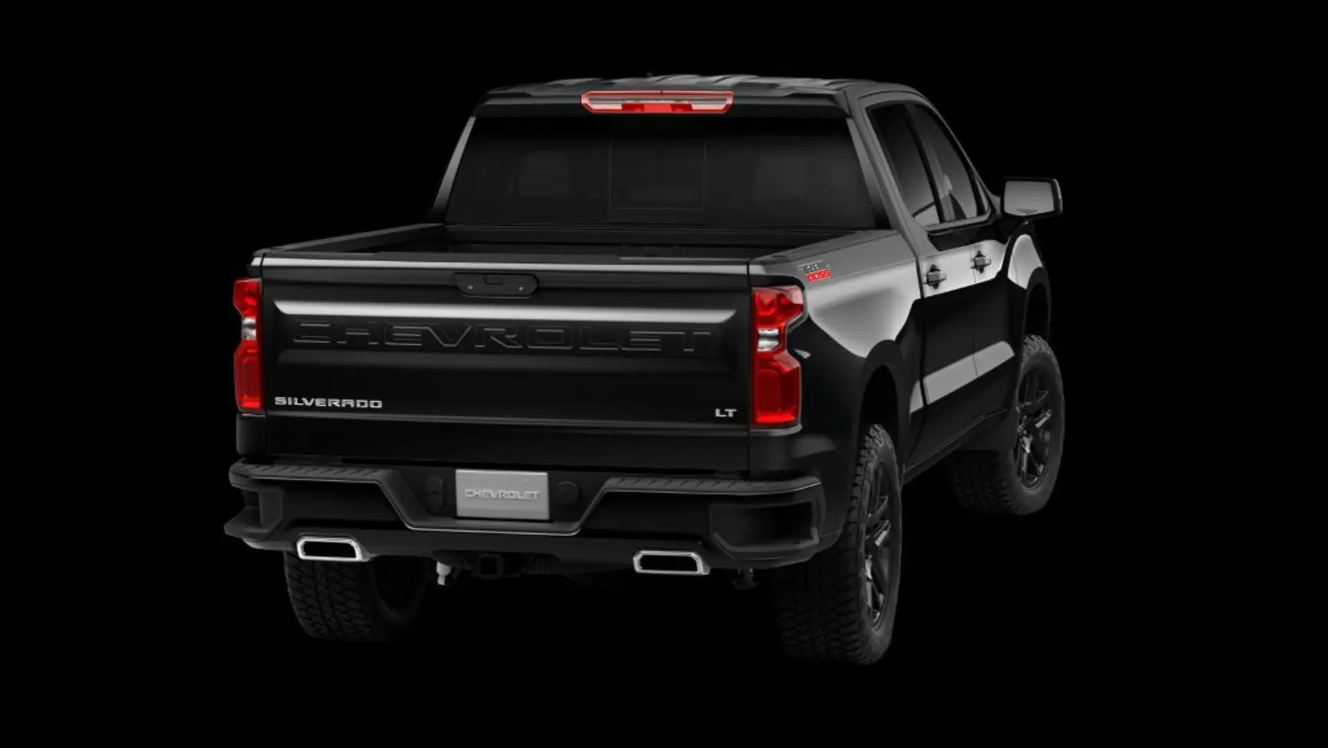 Chevrolet Silverado 1500 LT Trail Boss Crew Cab Short Box 4x4 Schwarz - 2