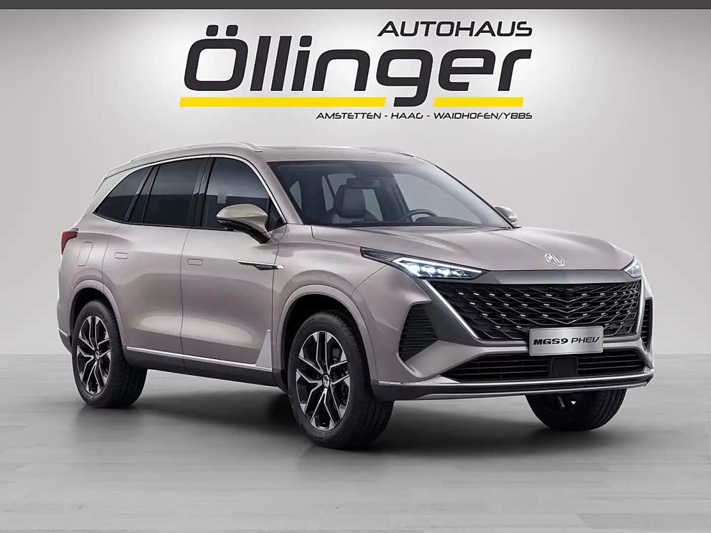 MG MGS9 1,5 PHEV Premium + Metallic! Silber - 2