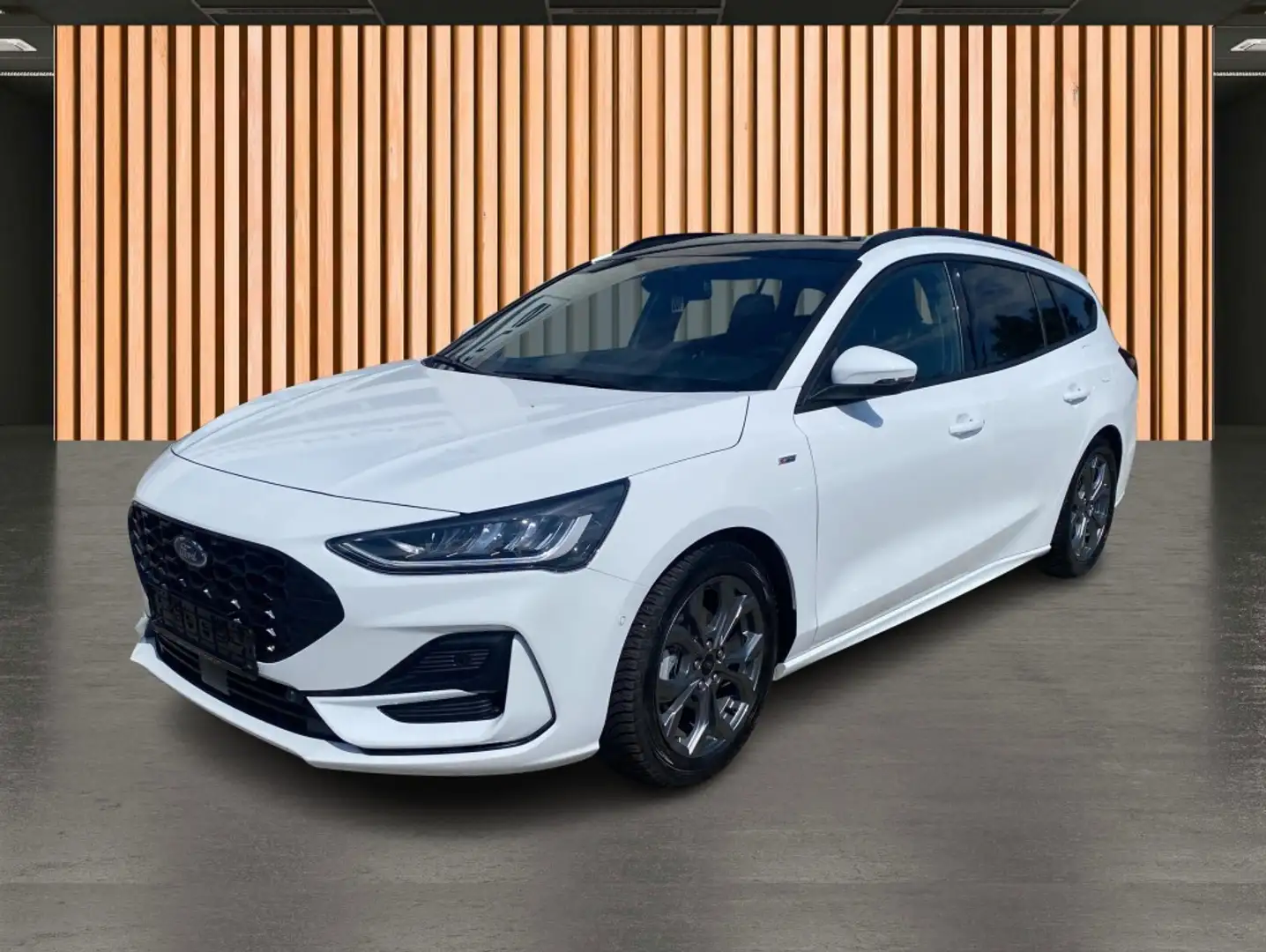 Ford Focus 1.0 EB ST-Line X*Pano*AHK*Bang&Olufsen*ACC Weiß - 2