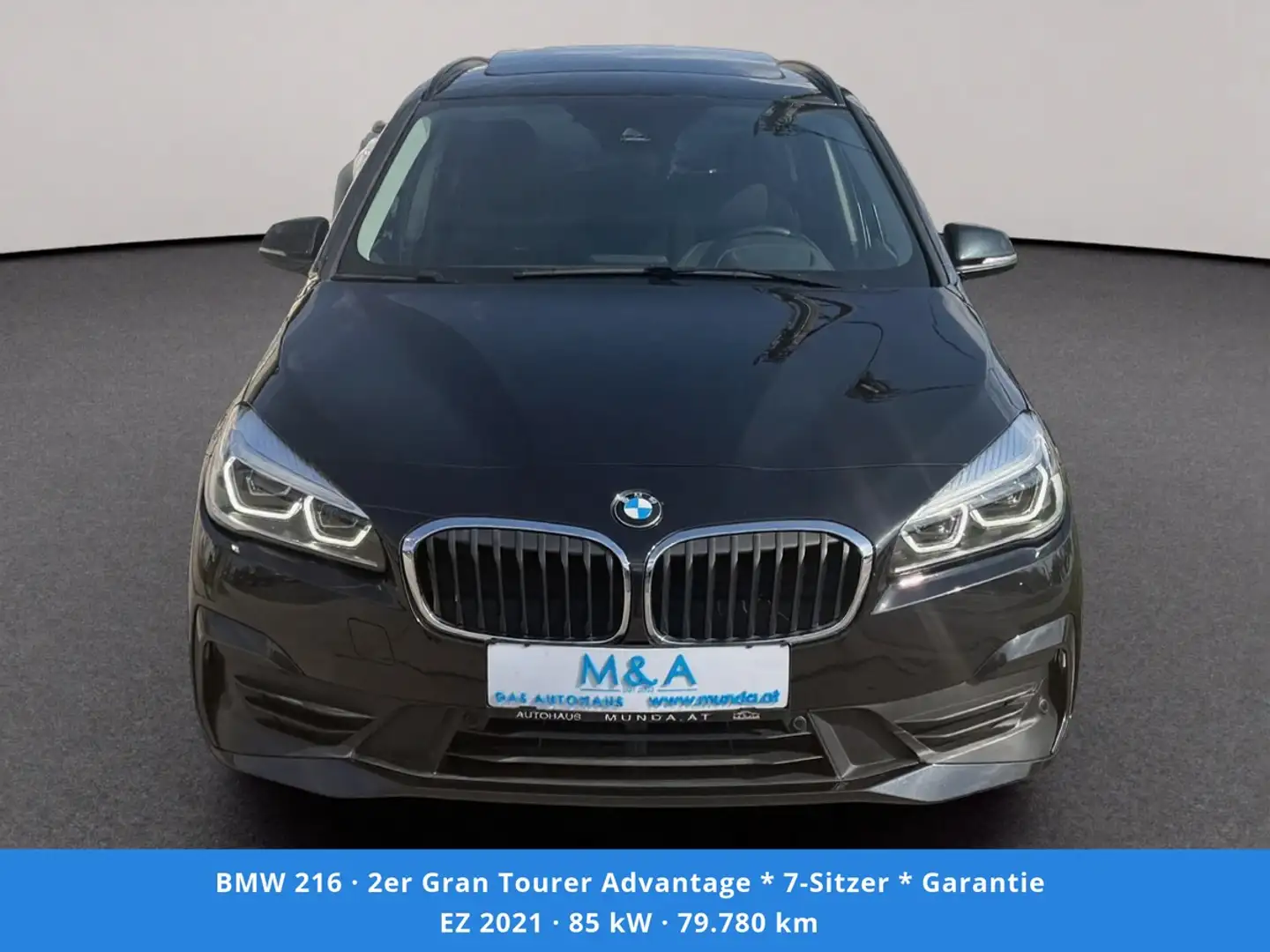 BMW 216 2er Gran Tourer Advantage * 7-Sitzer * Garantie Schwarz - 2