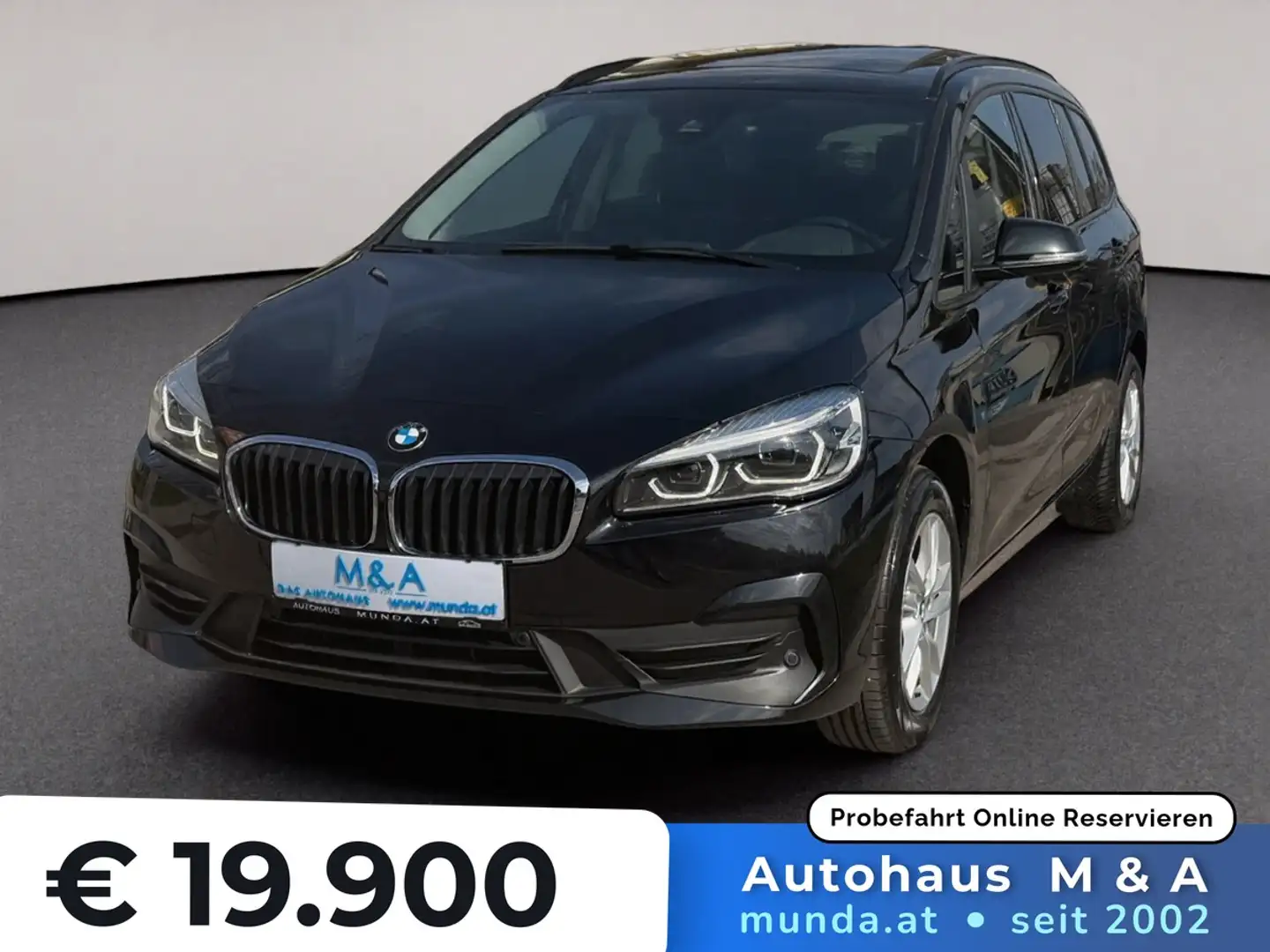 BMW 216 2er Gran Tourer Advantage * 7-Sitzer * Garantie Schwarz - 1
