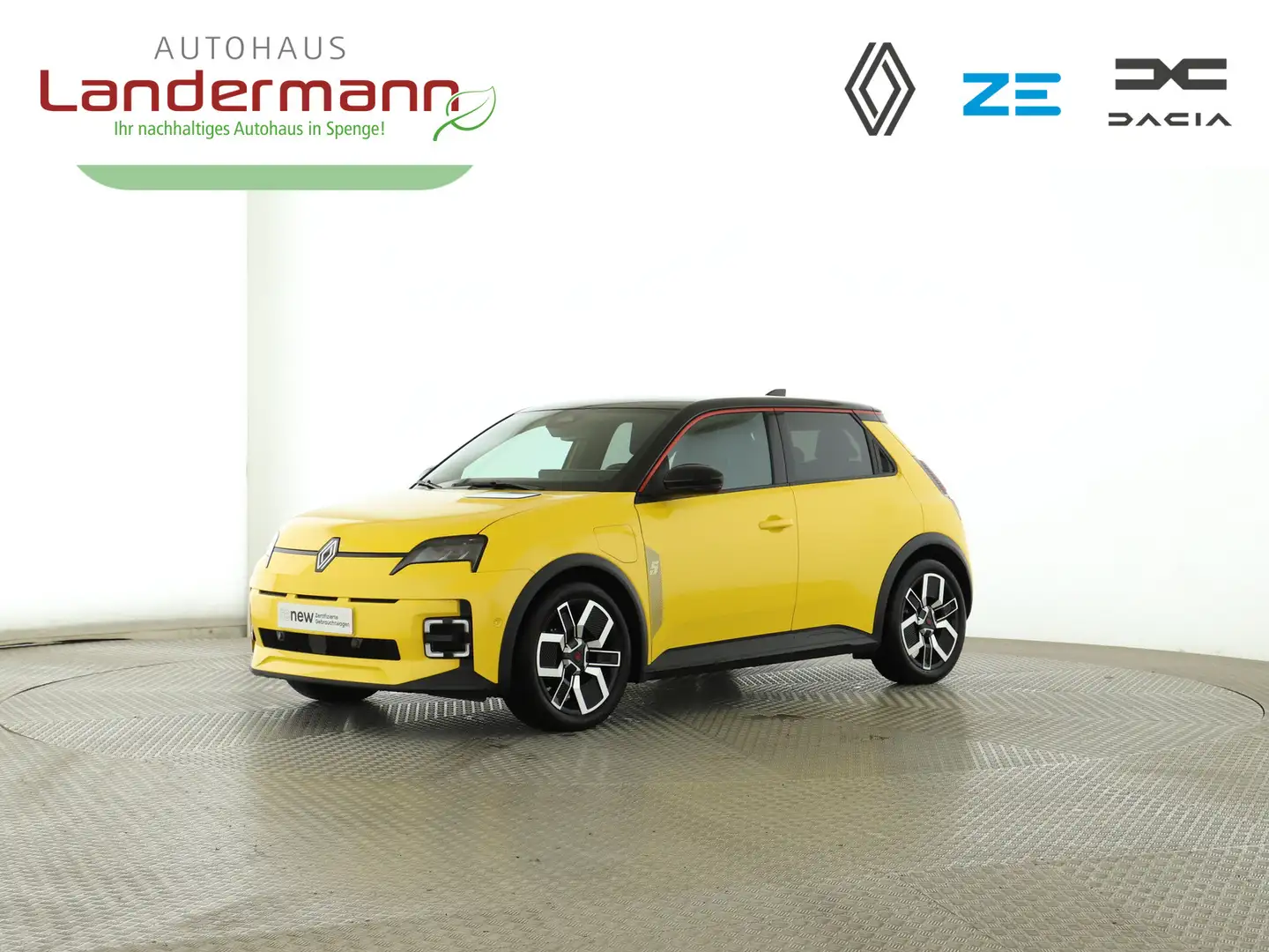 Renault R 5 E-TECH TECHNO 120 WINTER+CCS+RFK+NAVI Gelb - 1