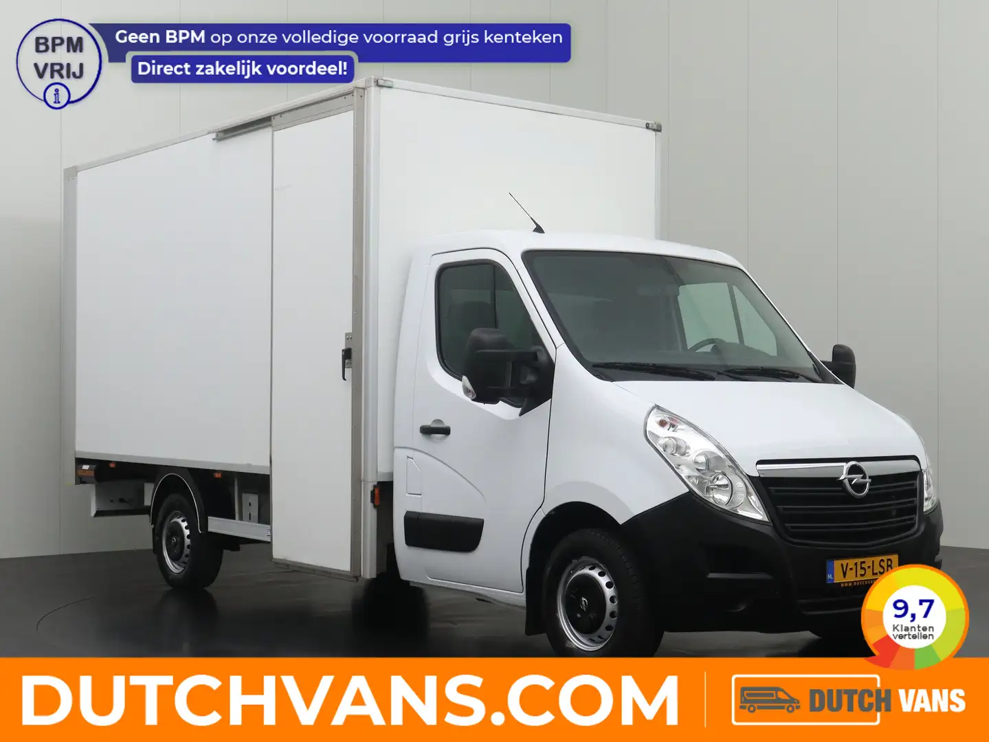 Opel Movano 2.3CDTI Bakwagen+Laadklep | 1133 Kg Laadvermogen | Wit - 1