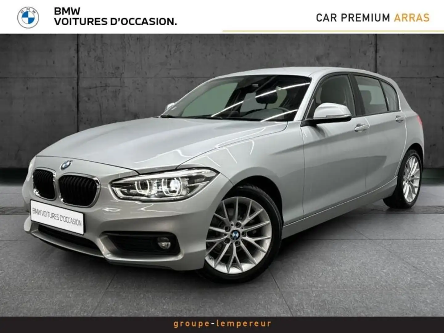 BMW 118 118iA 136ch Lounge 5p Euro6d-T Argent - 1
