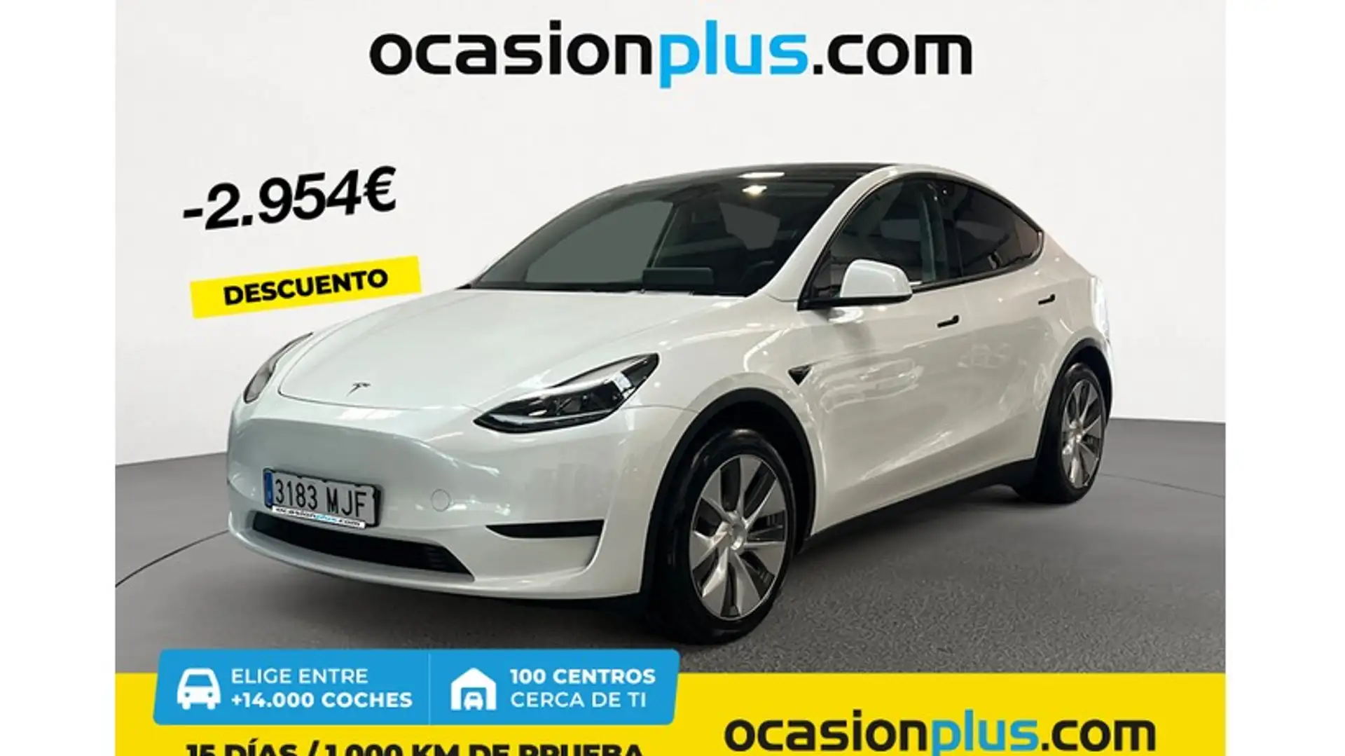 Tesla Model Y RWD Wit - 1