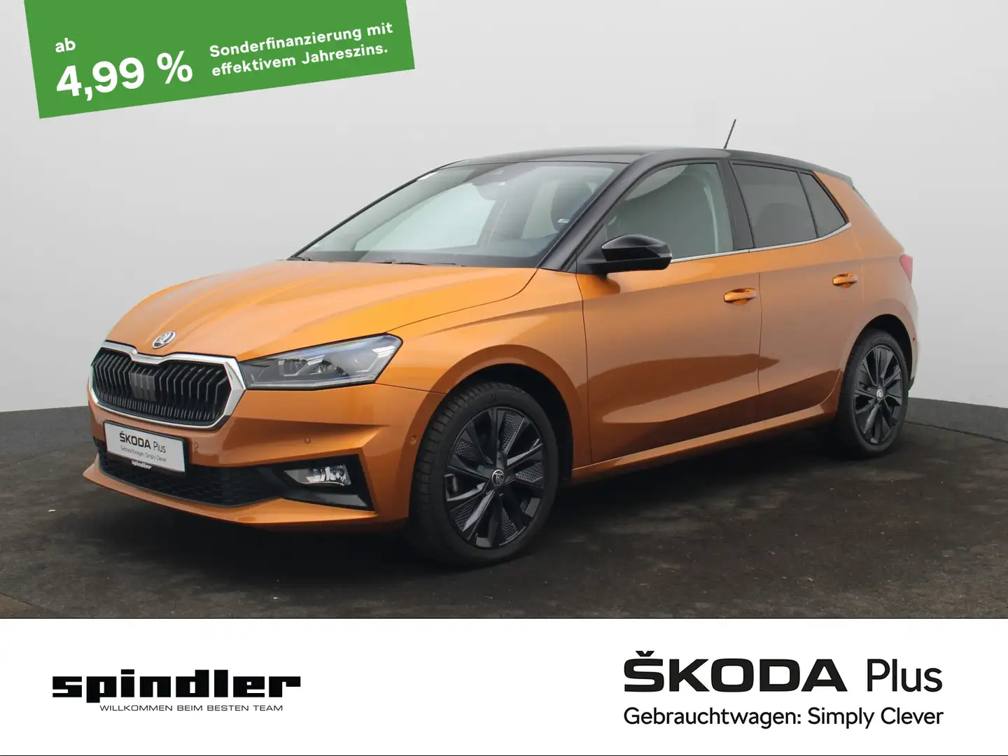 Skoda Fabia Style 1.5 TSI DSG/ LED, Tempomat, RFK, SHZ Orange - 1
