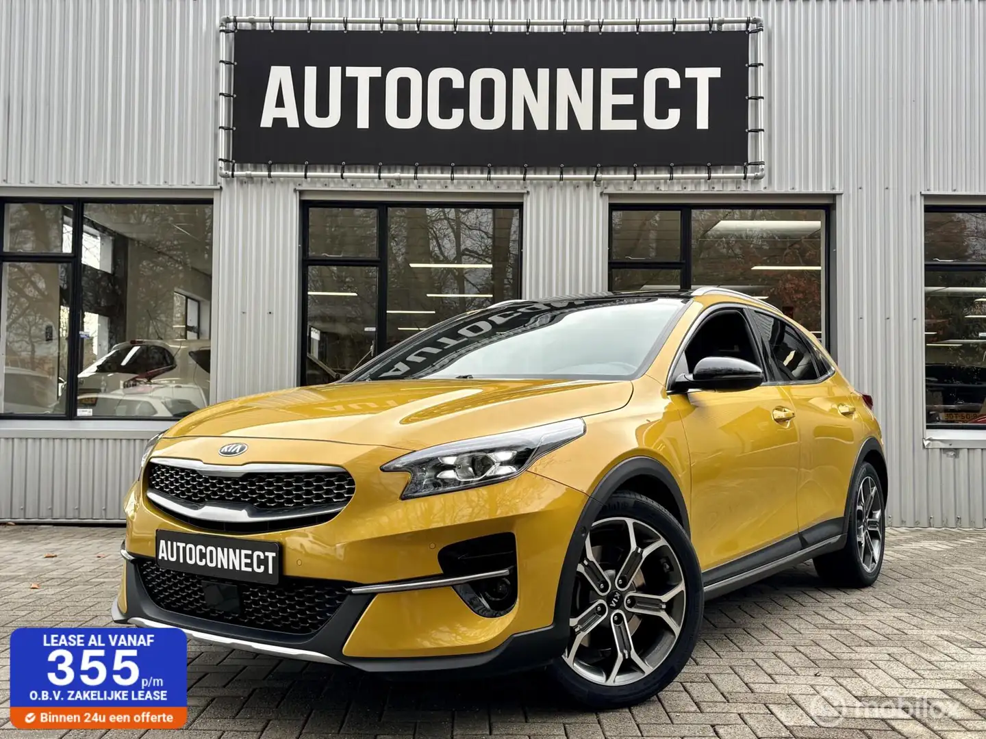 Kia XCeed 1.6 T-GDi. 204 PK, PANO, NAVI, CRUISE, VOL OPTIES! Jaune - 1