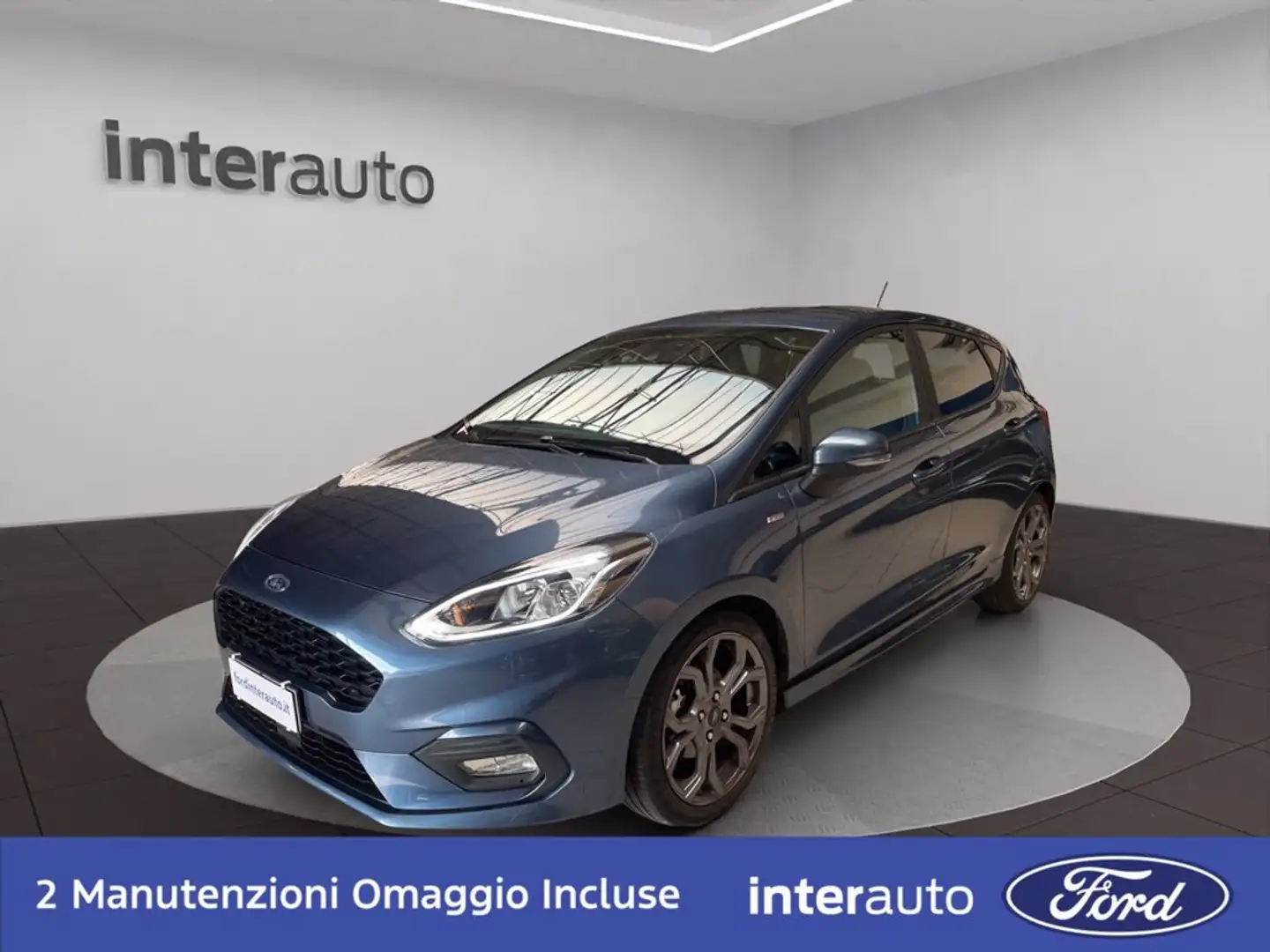Ford Fiesta 5p 1.0 ecoboost ST-Line s&s 95cv my20.75 Bleu - 1