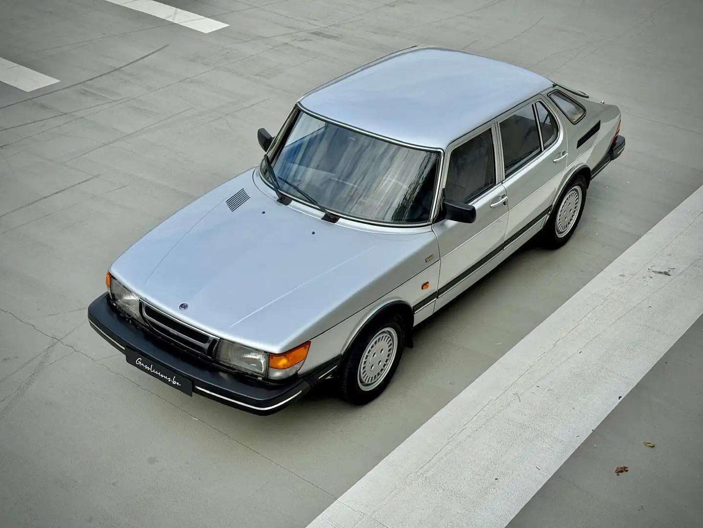 Saab 900 GLi Premier propriétaire ! Flat nose Gris - 1