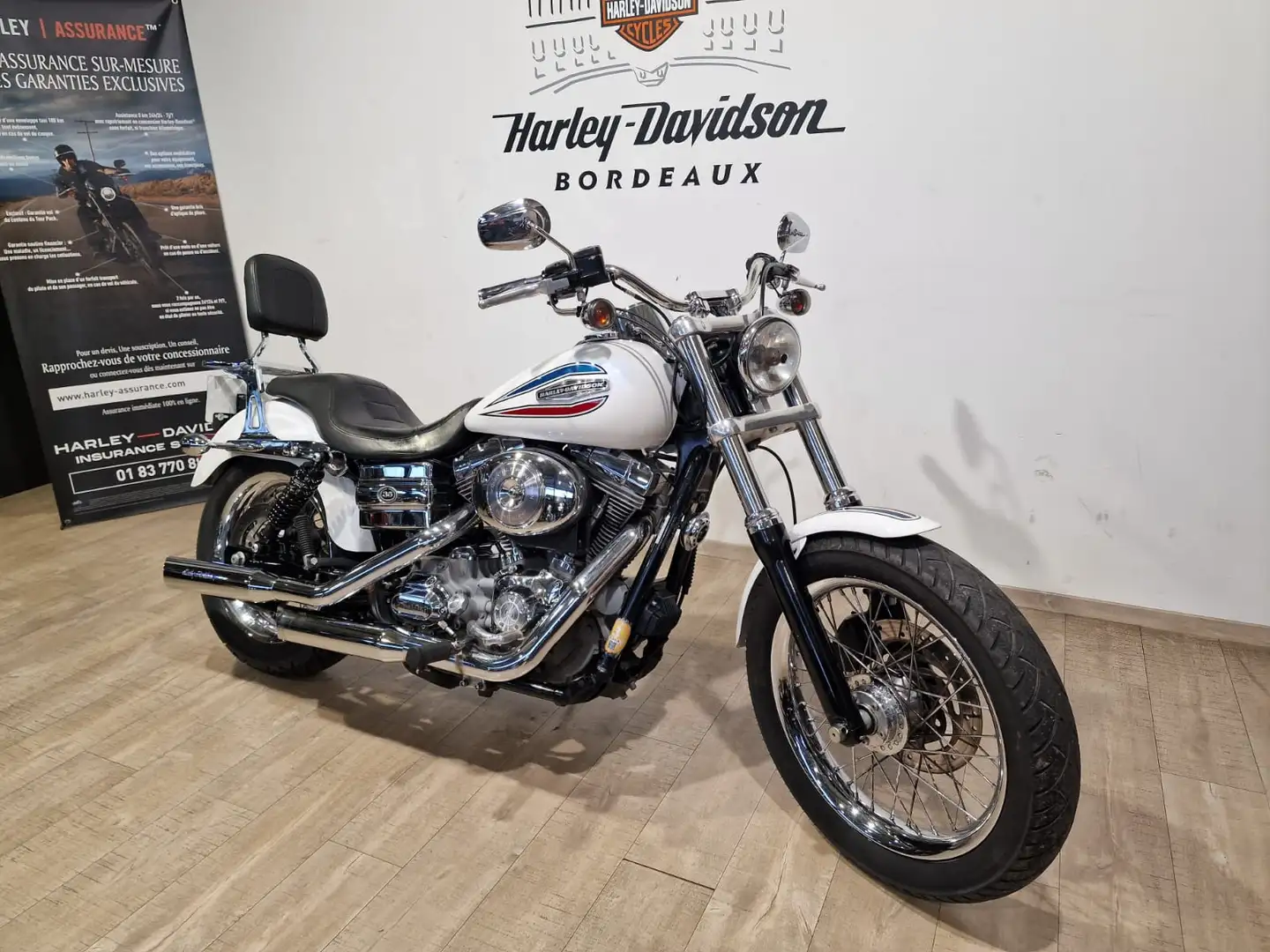 Harley-Davidson Dyna Super Glide Blanc - 2