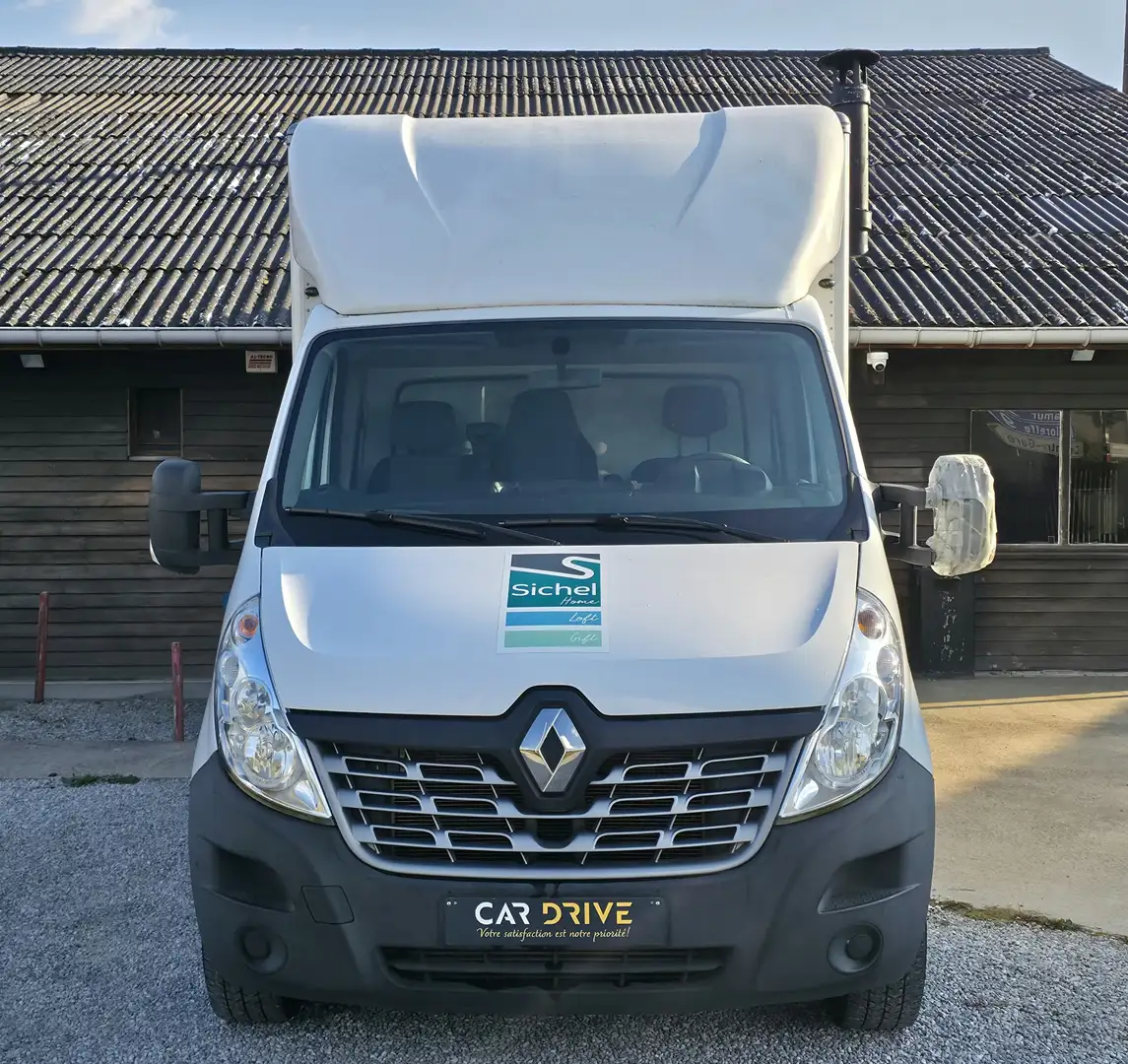 Renault Master 2.3 dCi CARGO 3 PLACES   AIRCO/NAVI/BLUETOOTH Blanc - 2