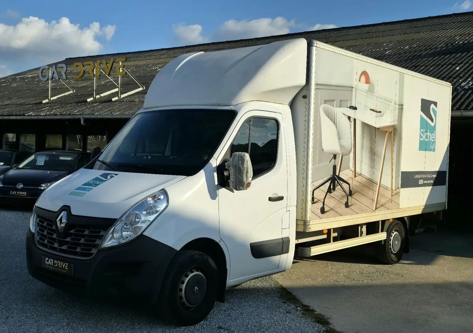 Renault Master 2.3 dCi CARGO 3 PLACES   AIRCO/NAVI/BLUETOOTH Blanc - 1