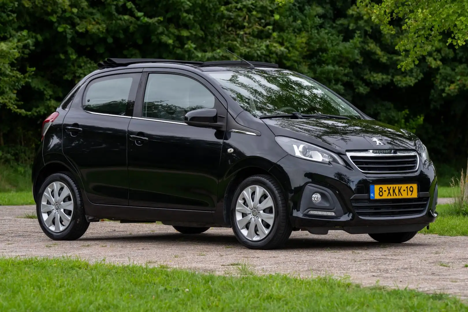 Peugeot 108 1.0 e-VTi TOP Open Dak 1e Eig. 54.700 km +NAP NL-a Schwarz - 2