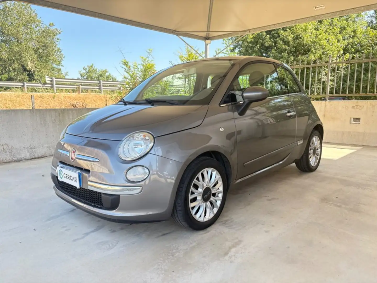 Fiat 500 1.2 Lounge AUTOMATICA OK NEOPATENTATI Grigio - 1