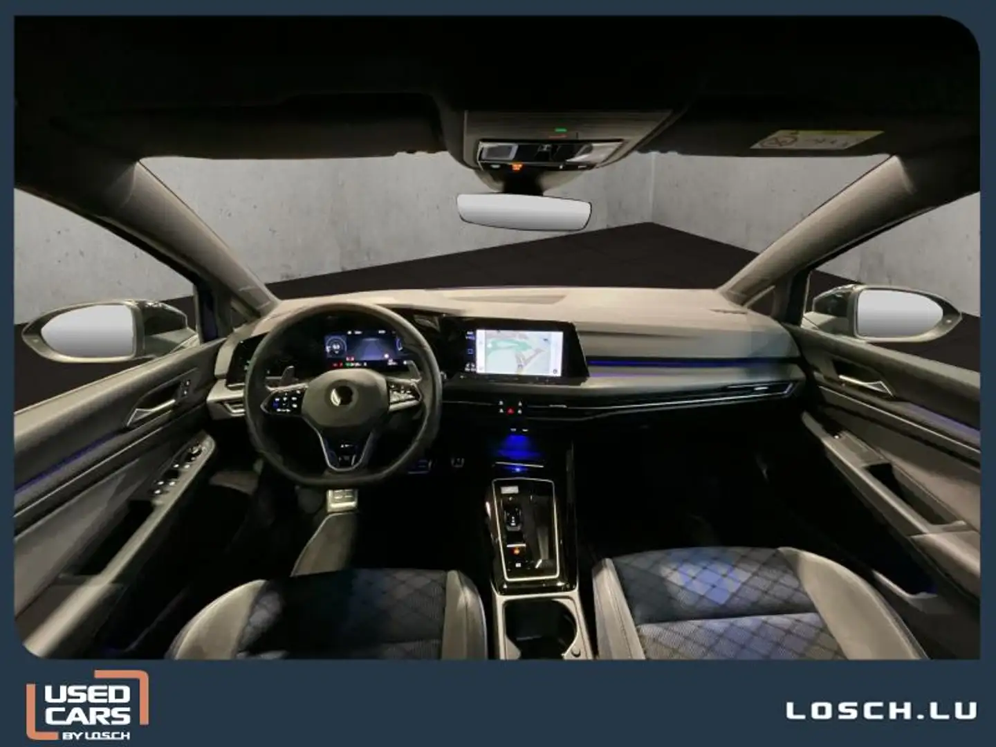 Volkswagen Golf R-Perf.+4M+DSG+LED+NAVI Bleu - 2