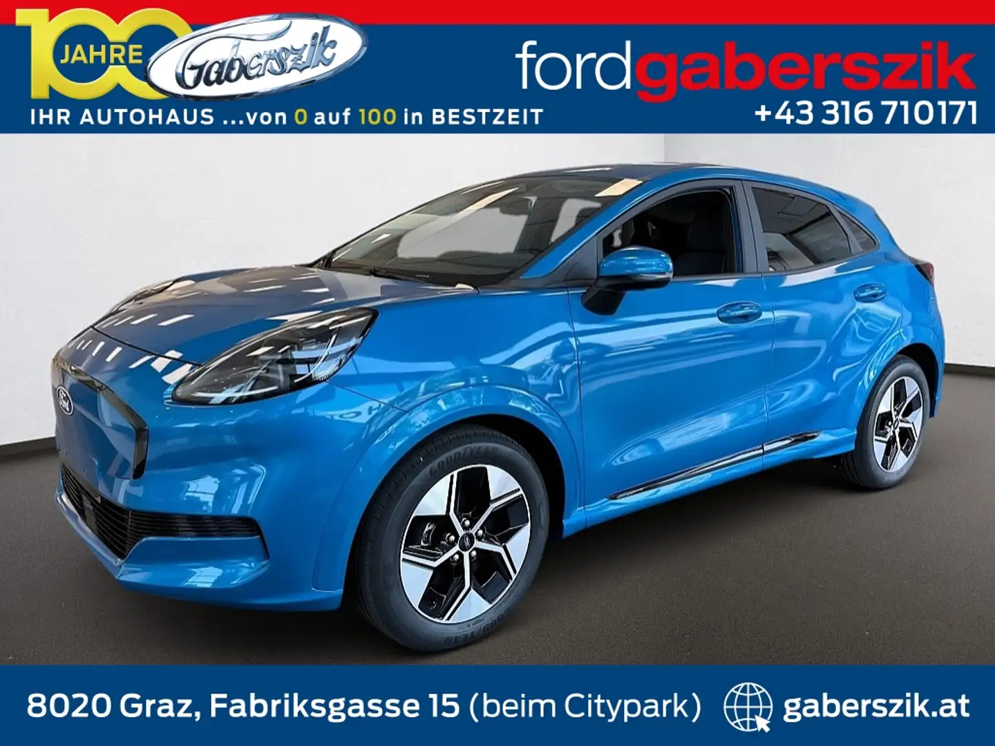Ford Puma E-Gen 43kWh Bleu - 1