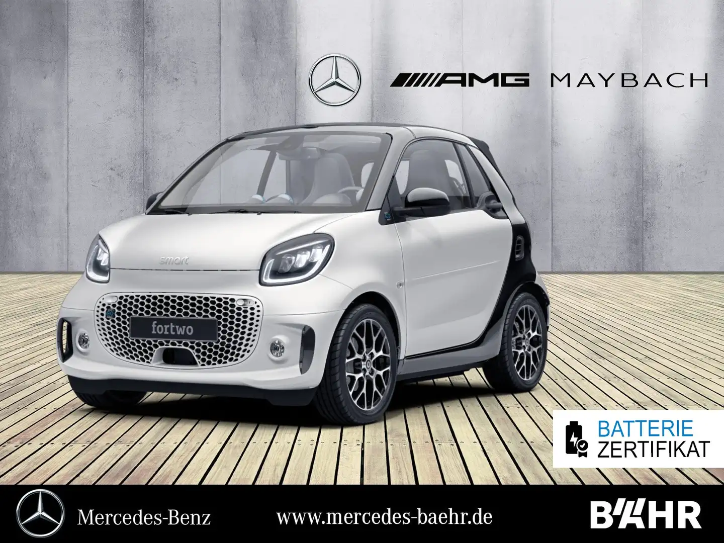 smart forTwo smart EQ fortwo cabrio Pulse/Klima/LED/Sitzhzg. BC Weiß - 1