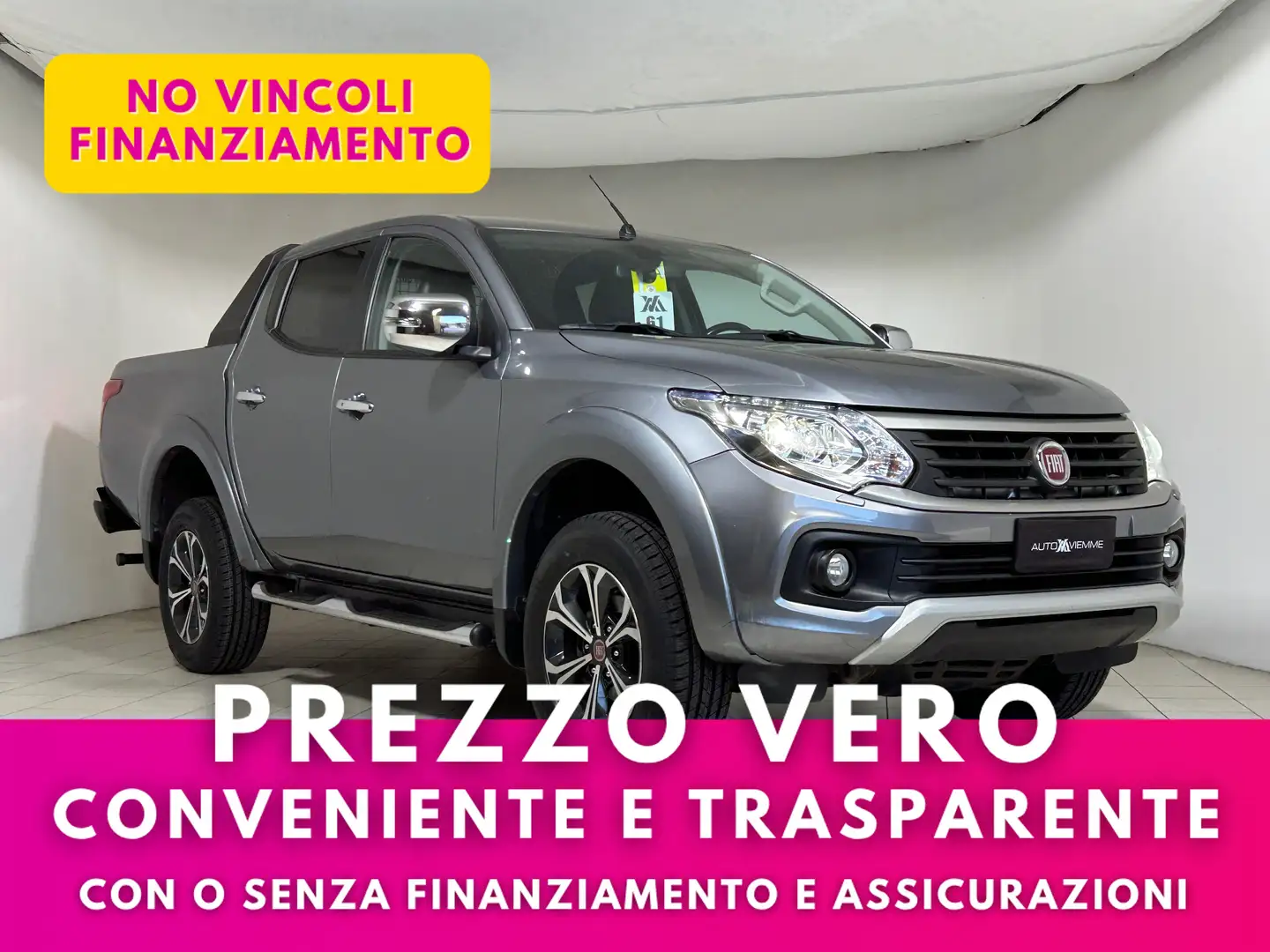 Fiat Fullback LX Doppia cabina 4wd 180cv + Gancio traino Grau - 1