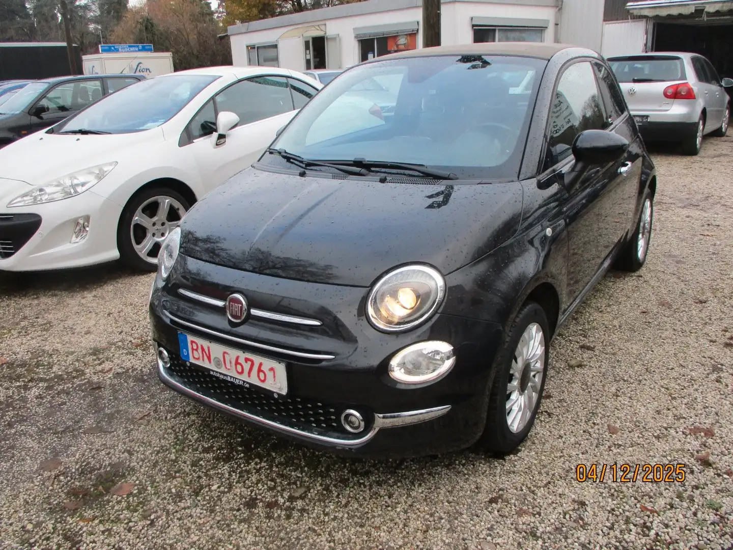 Fiat 500 1.2 8V Lounge Schwarz - 2
