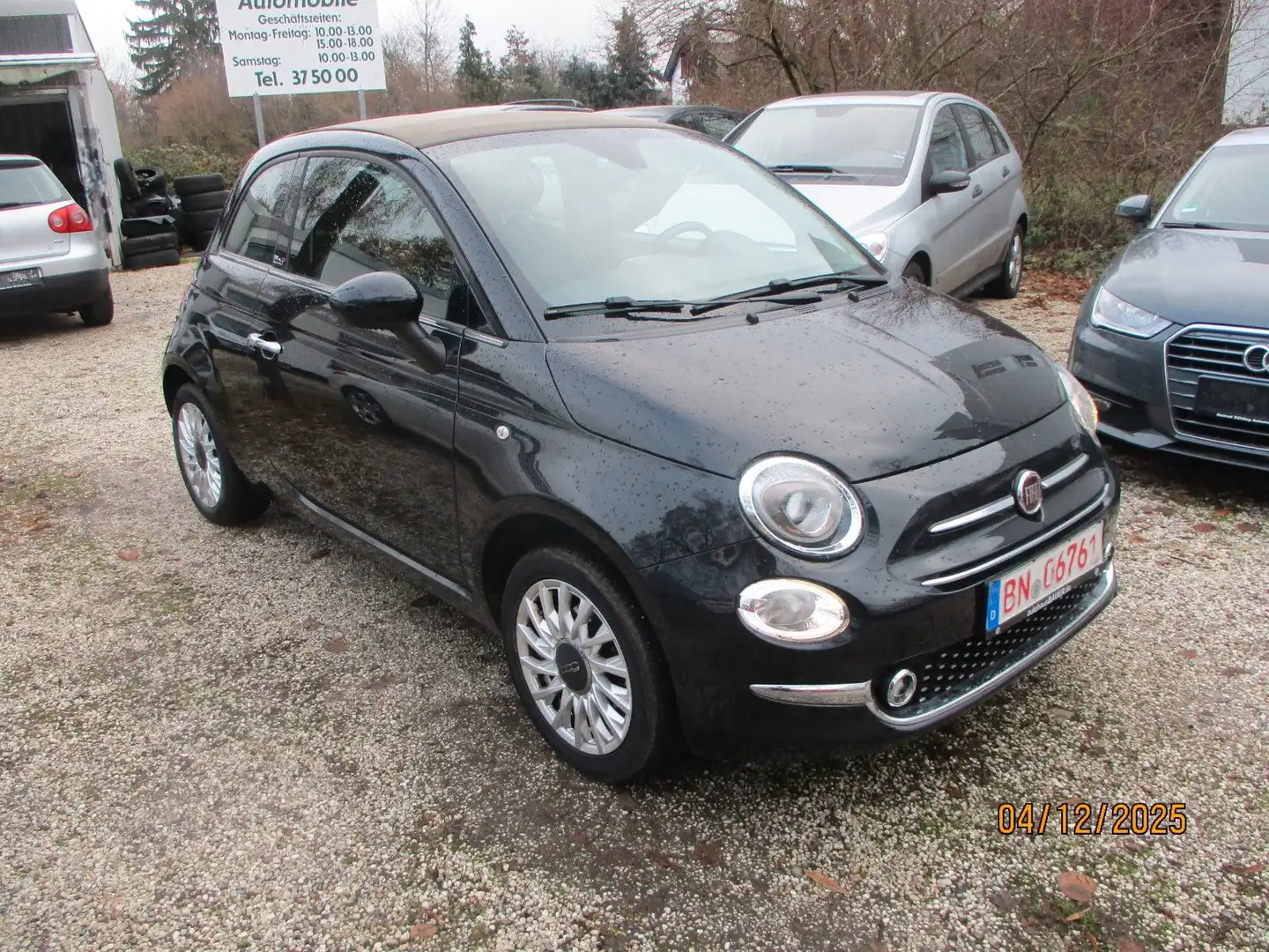 Fiat 500 1.2 8V Lounge Schwarz - 1