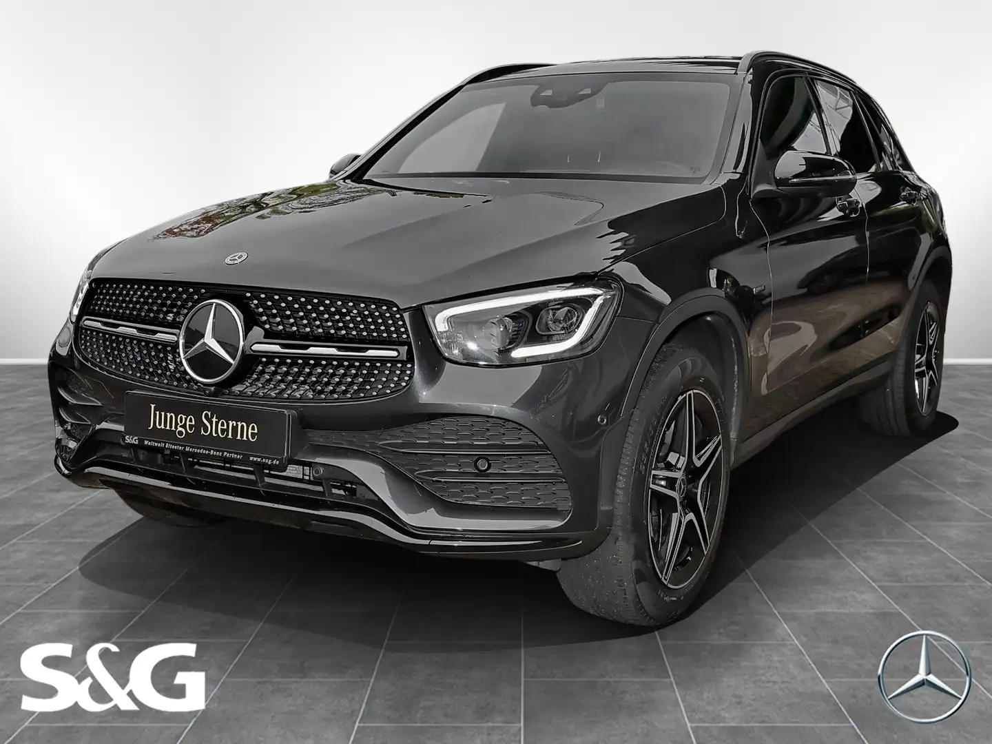 Mercedes-Benz GLC 300 de 4M Night+MBUX+360°+Totwink+19 Gris - 1