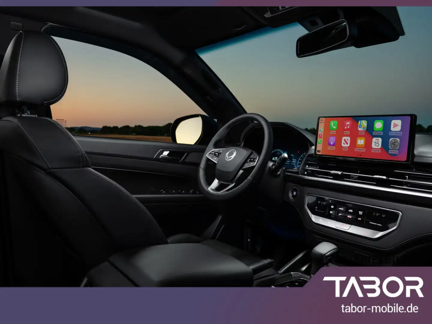 KGM Musso Grand e-XDi 202 Aut AWD Lux LED Nav Leder Zwart - 2