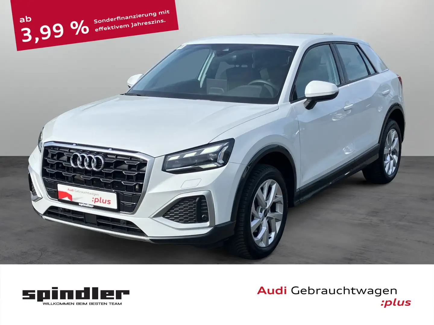 Audi Q2 advanced 35 TFSI S-tronic / Navi, Matrix, AHK Weiß - 1
