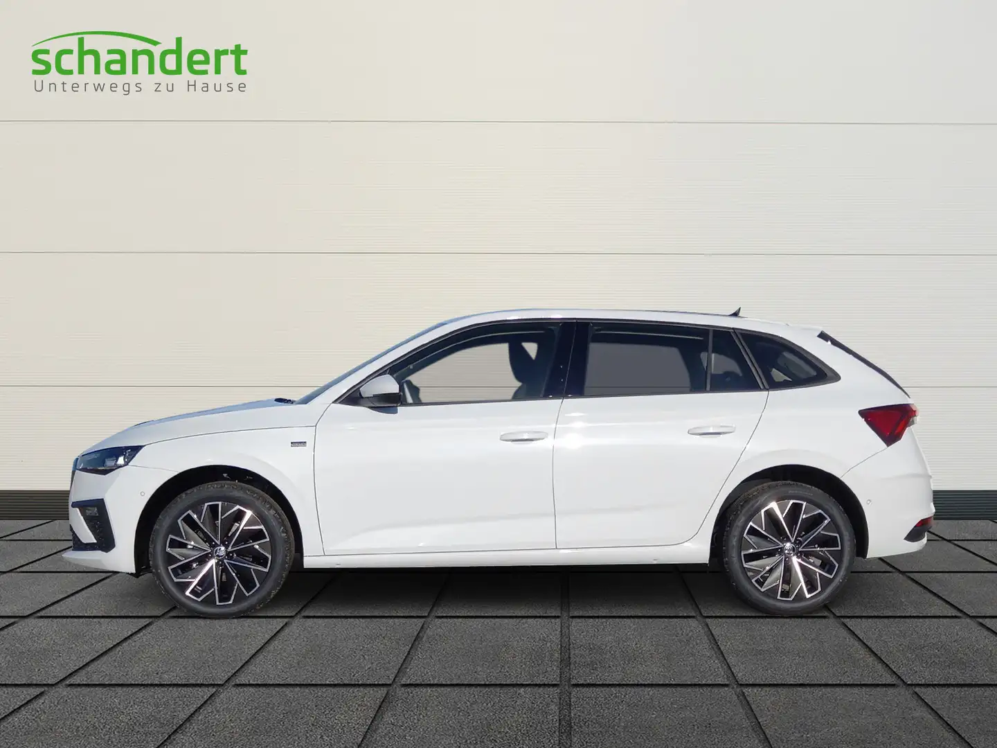 Skoda Scala 1.0 TSI Drive DSG LED Navi Sitzhzg Klimaautomati Weiß - 2