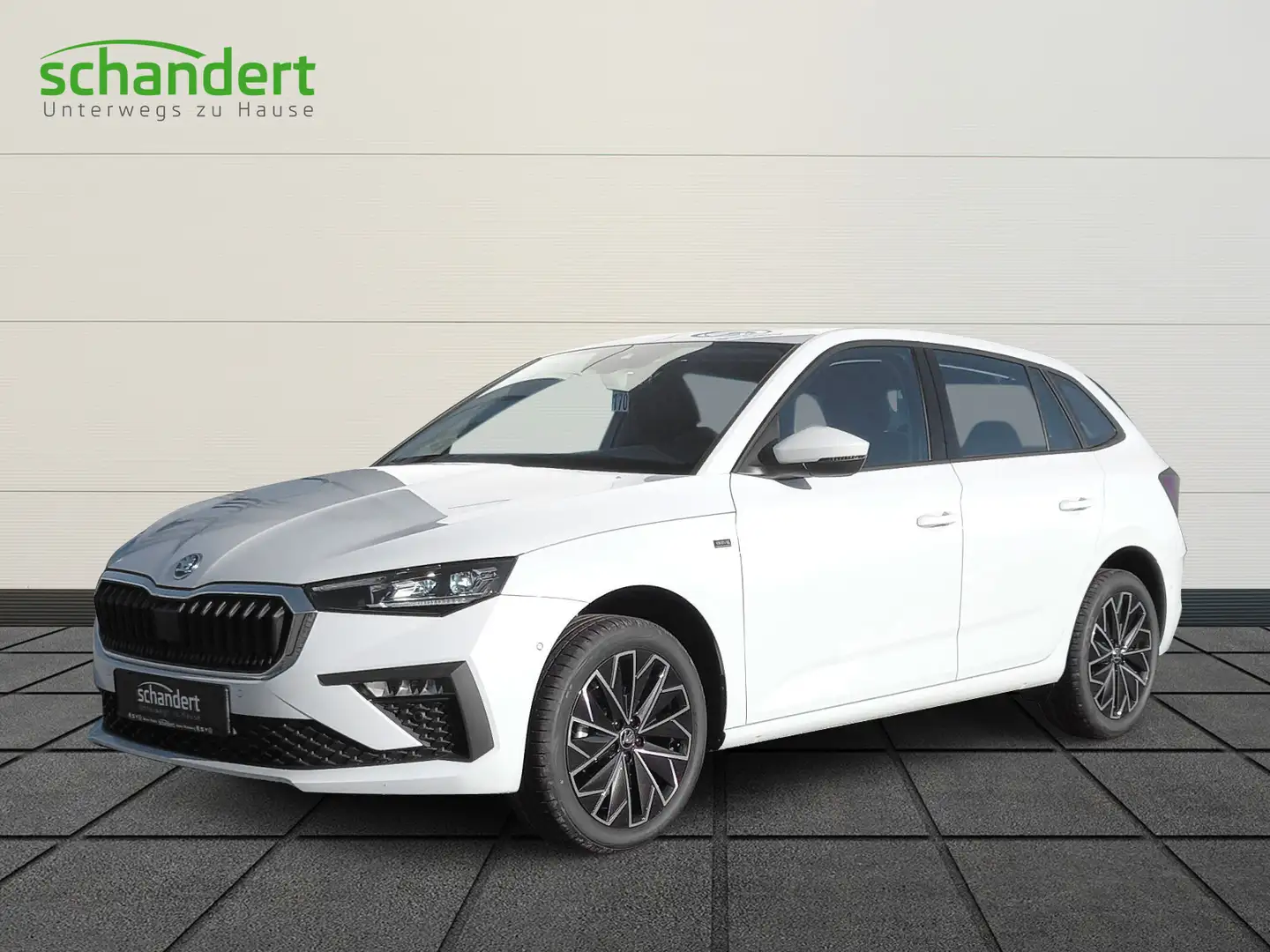 Skoda Scala 1.0 TSI Drive DSG LED Navi Sitzhzg Klimaautomati Weiß - 1