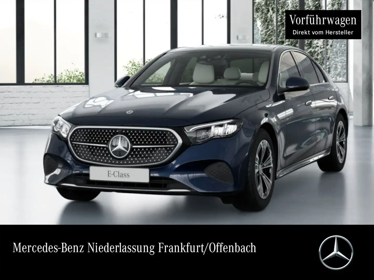 Mercedes-Benz E 200 Avantgarde Fahrass Airmat Pano Distr+ LED 9G Blau - 1