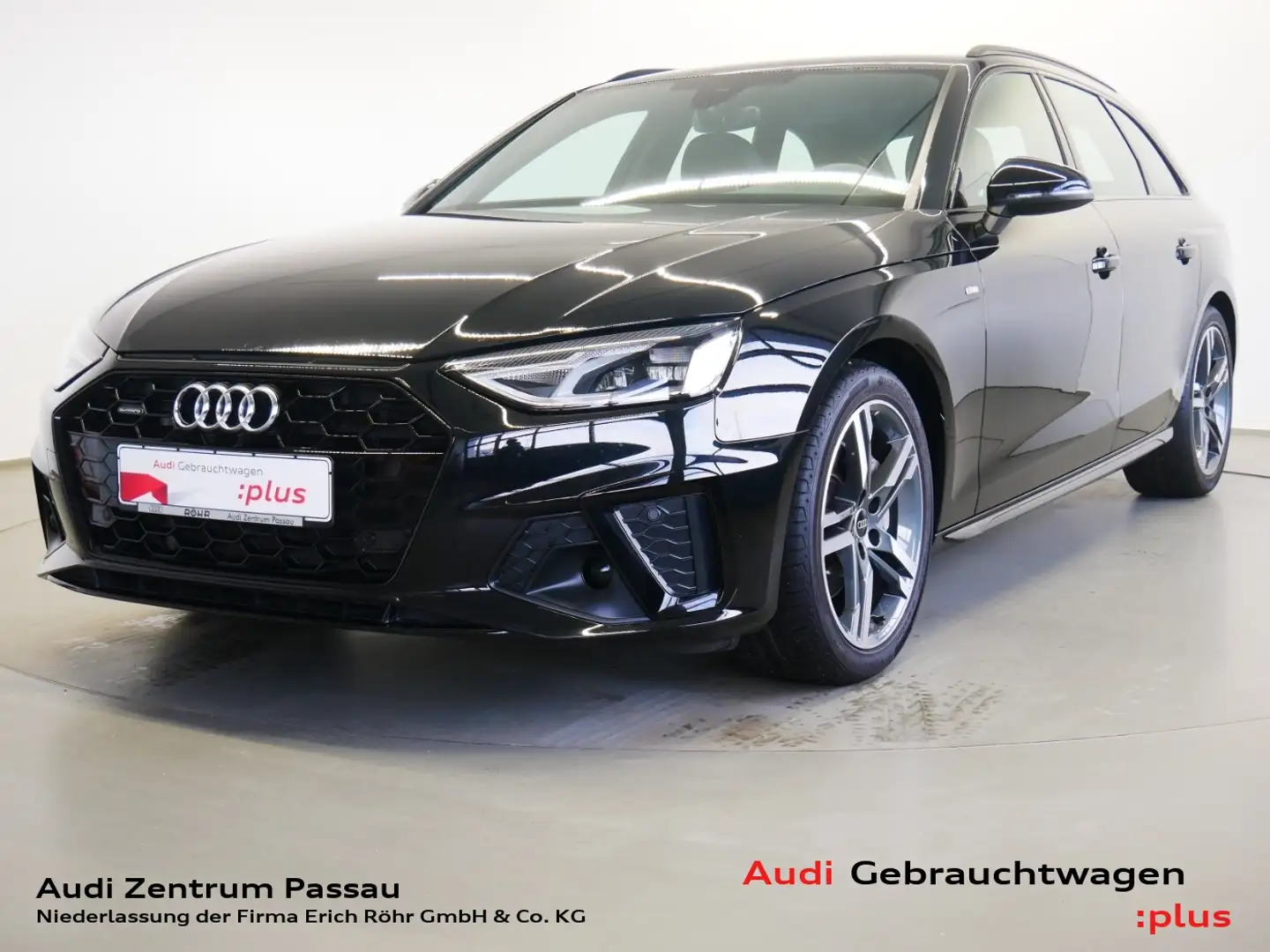 Audi A4 Avant 40 TDI quattro S line S tro. virt. Cock.+ NA Schwarz - 1