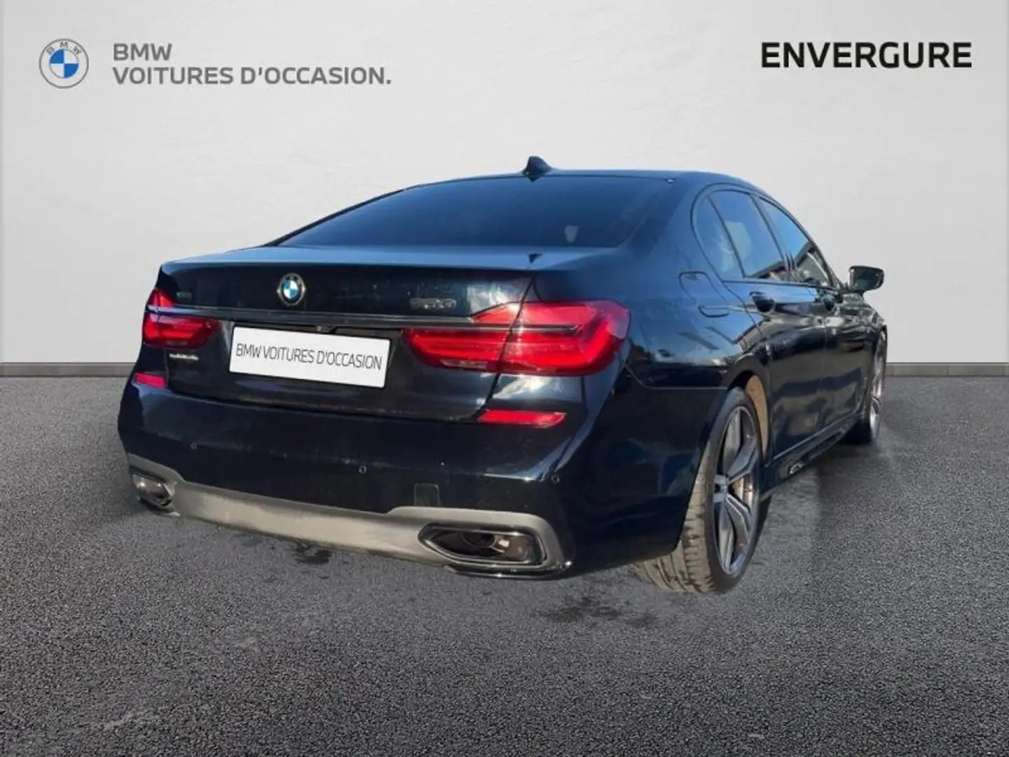 BMW 730 730dA xDrive 265ch M Sport Schwarz - 2