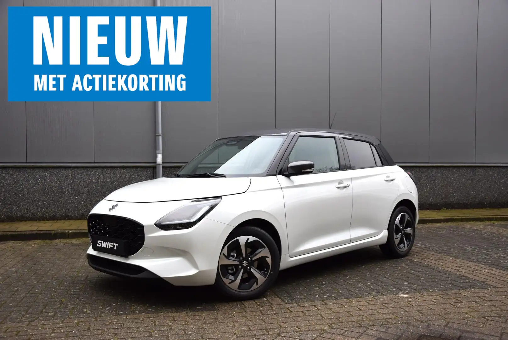 Suzuki Swift 1.2 Style Smart Hybrid | Actiekorting €2.300,- t/m Wit - 1
