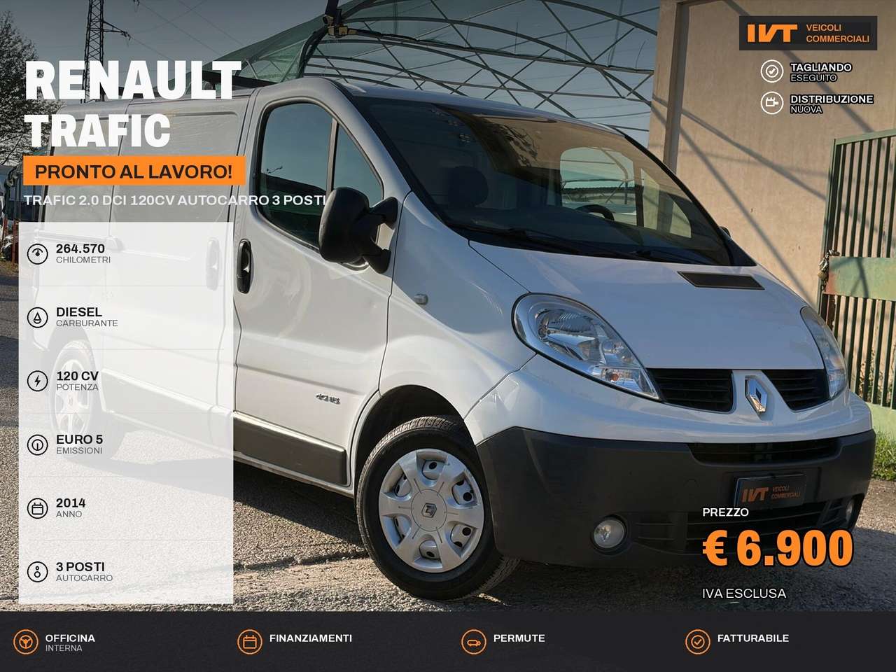 Opel Vivaro Vivaro 27 2.0 CDTI 120CV PC-TN Furgone Fap