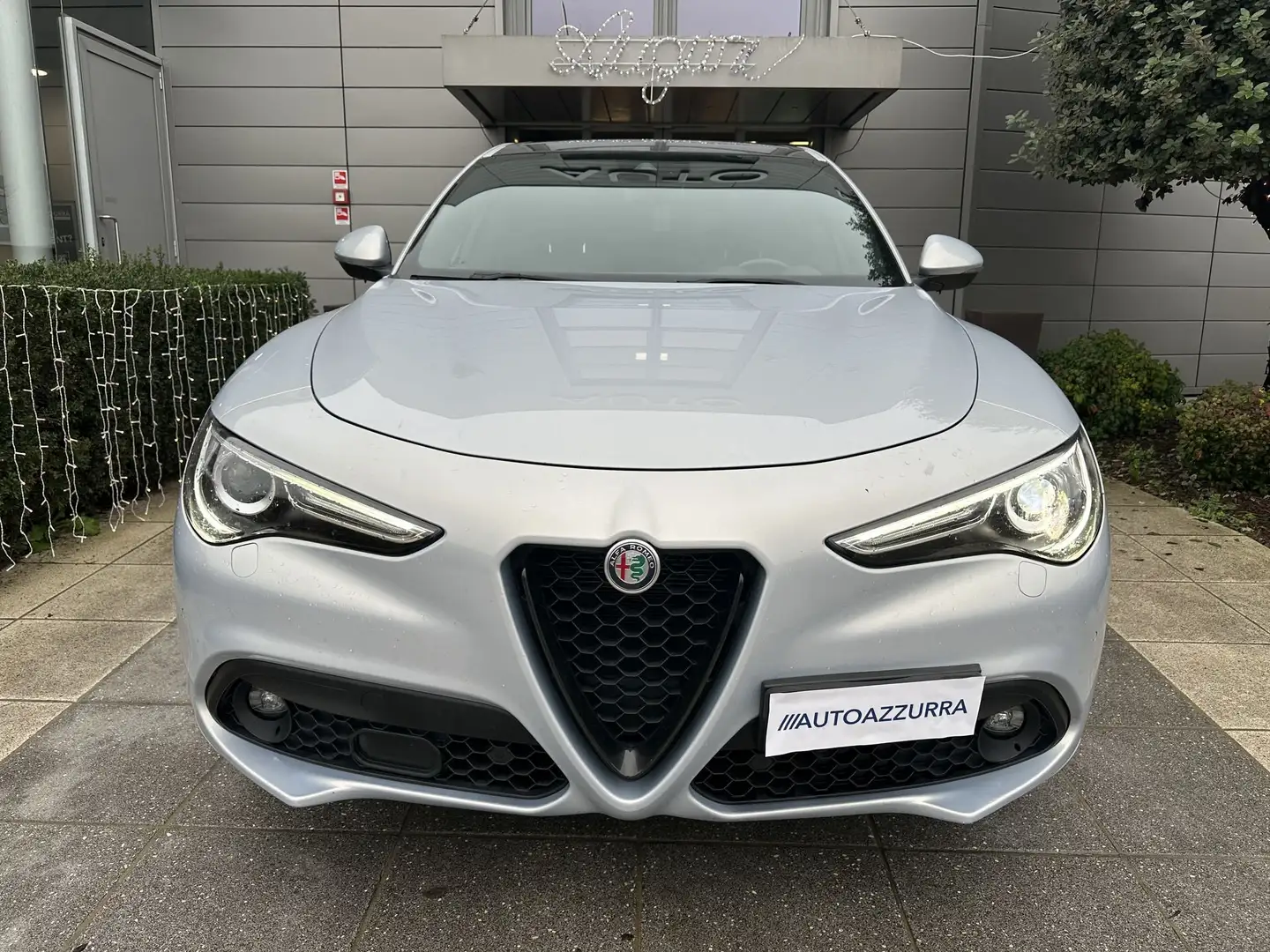 Alfa Romeo Stelvio 2.2 Turbodiesel 210 CV AT8 Q4 Veloce *TETTO, PROM Weiß - 2
