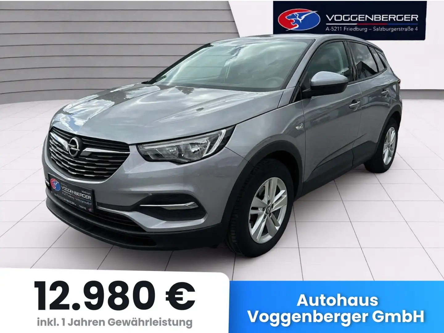 Opel Grandland X Grandland X 1,2 Turbo Direct Injection RückCam Silber - 1