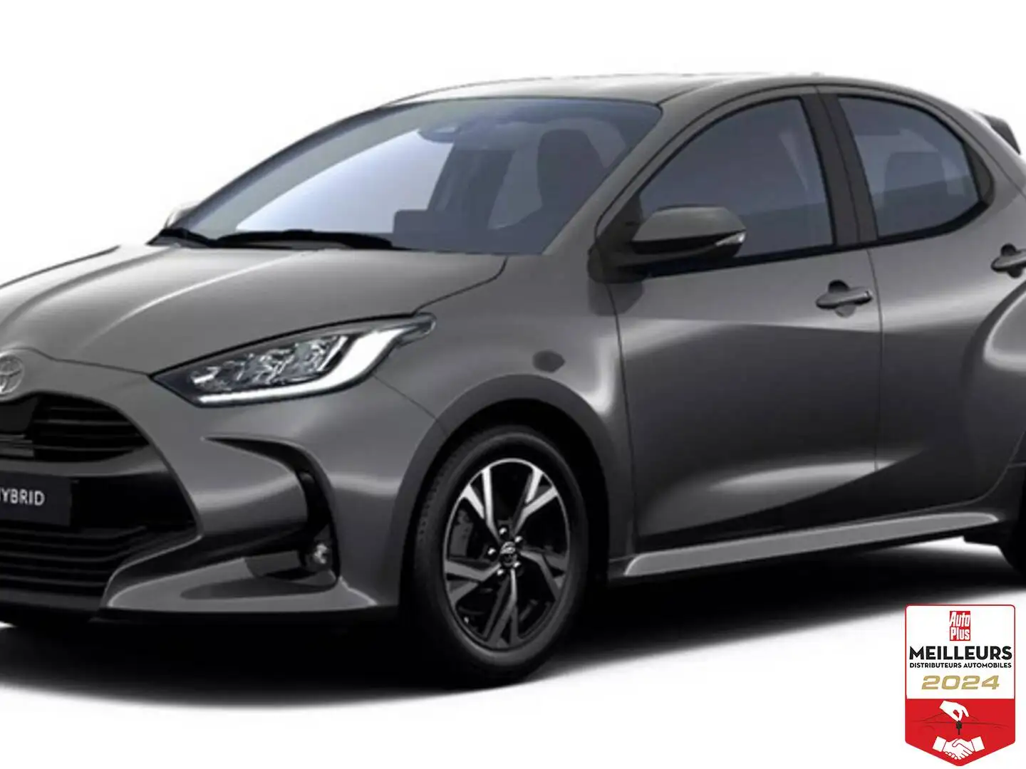 Toyota Yaris HYBRIDE 116H DESIGN + SIEGES CHAUFFANTS + VOLANT C Gris - 1